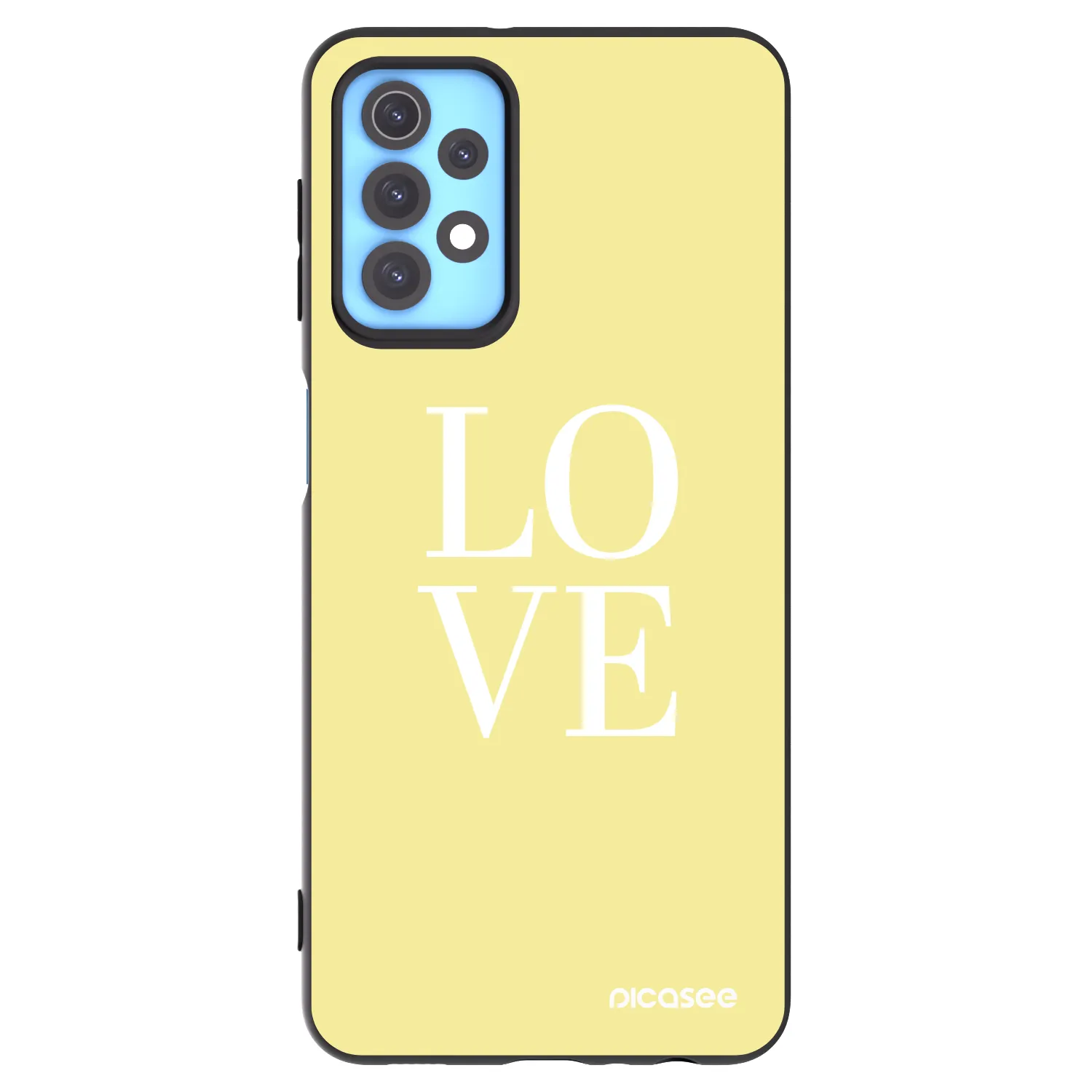 Picasee Samsung Galaxy A32 4G SM-A325F Hülle - Schwarzes Silikon - Love