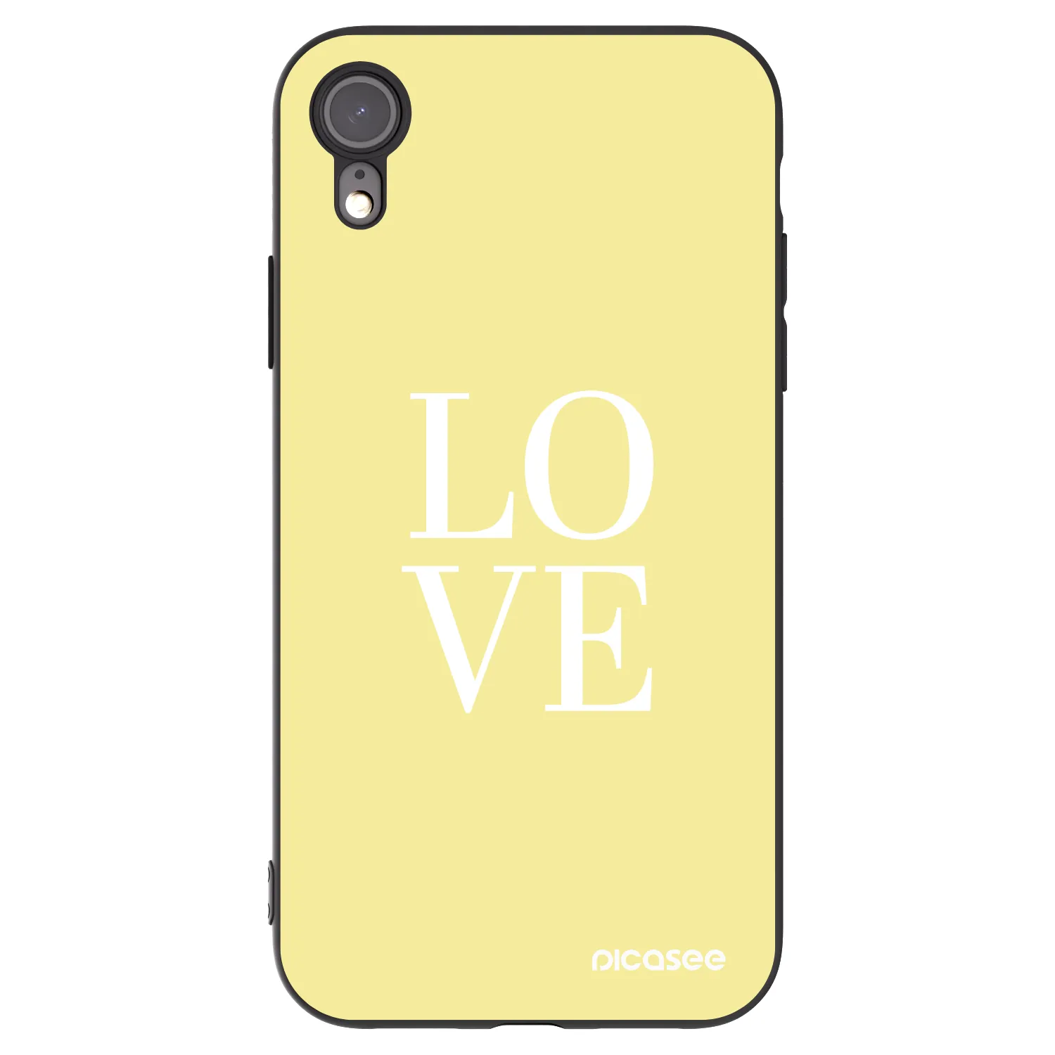 Picasee Apple iPhone 6 Plus/6S Plus Hülle - Schwarzes Silikon - Love