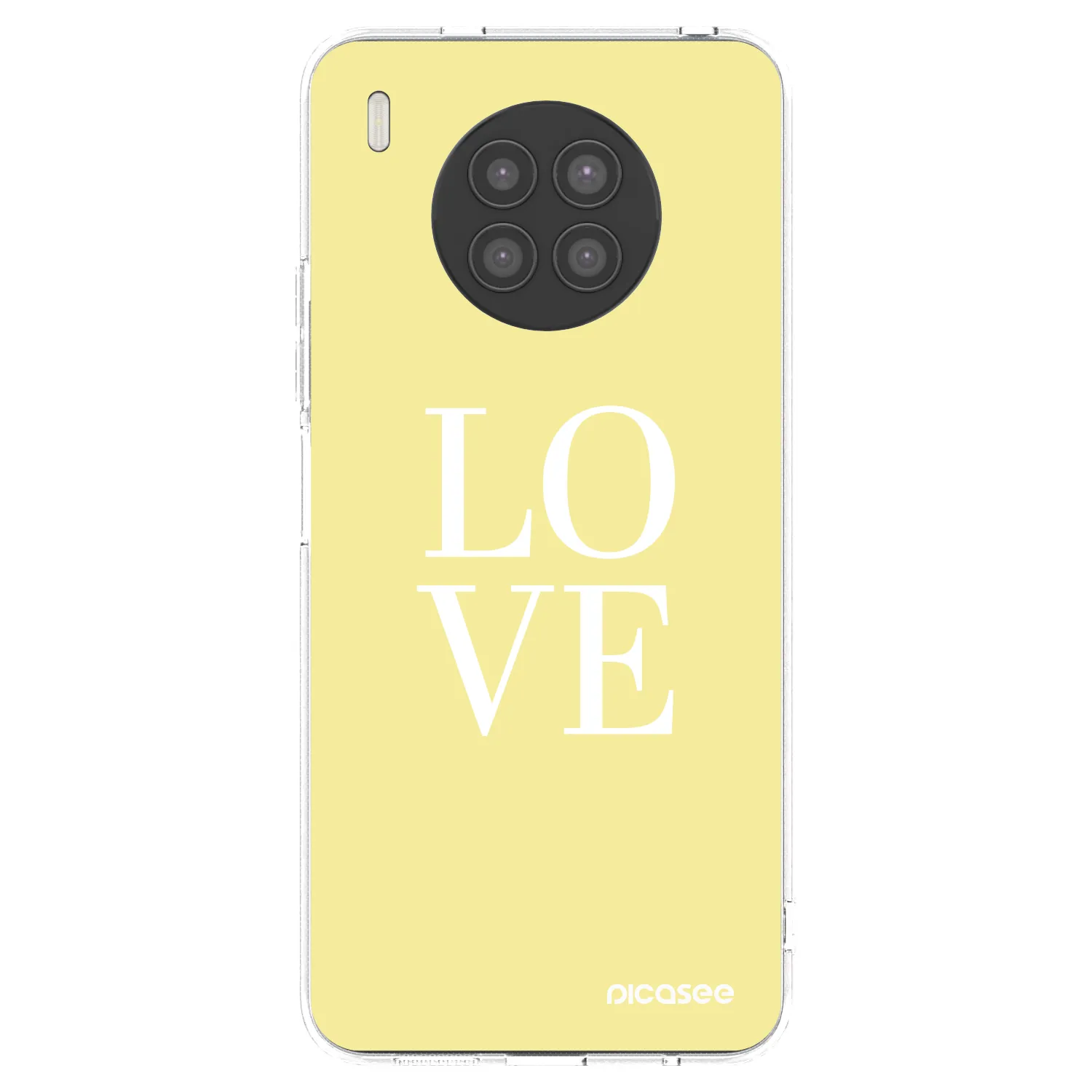 Picasee Huawei Nova 8i Hülle - Transparentes Silikon - Love