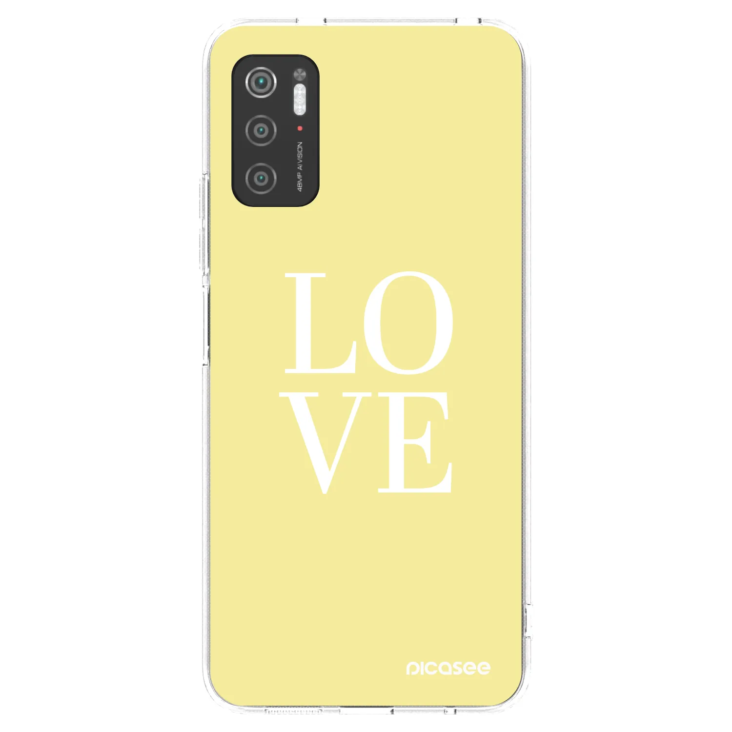 Picasee Xiaomi Poco M3 Pro 5G Hülle - Transparentes Silikon - Love