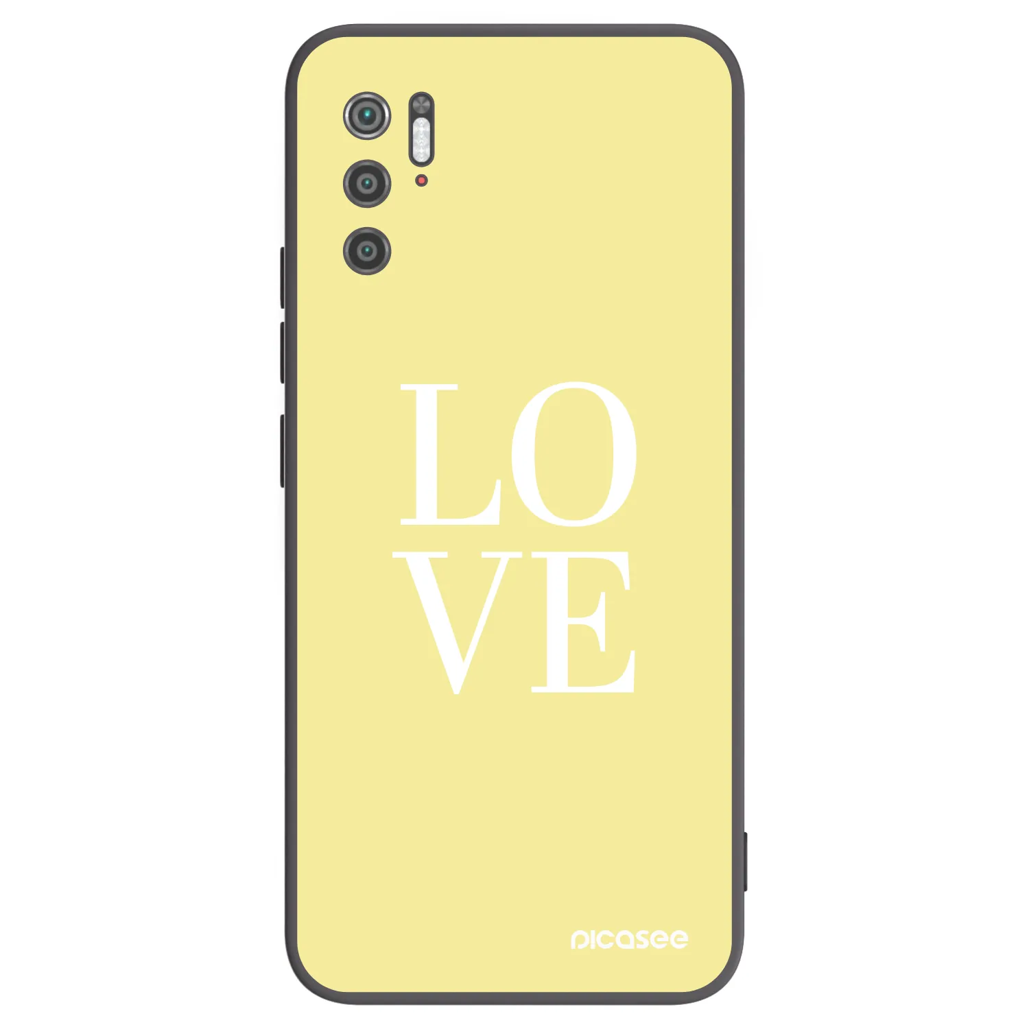 Picasee Xiaomi Poco M3 Pro 5G Hülle - Schwarzes Silikon - Love