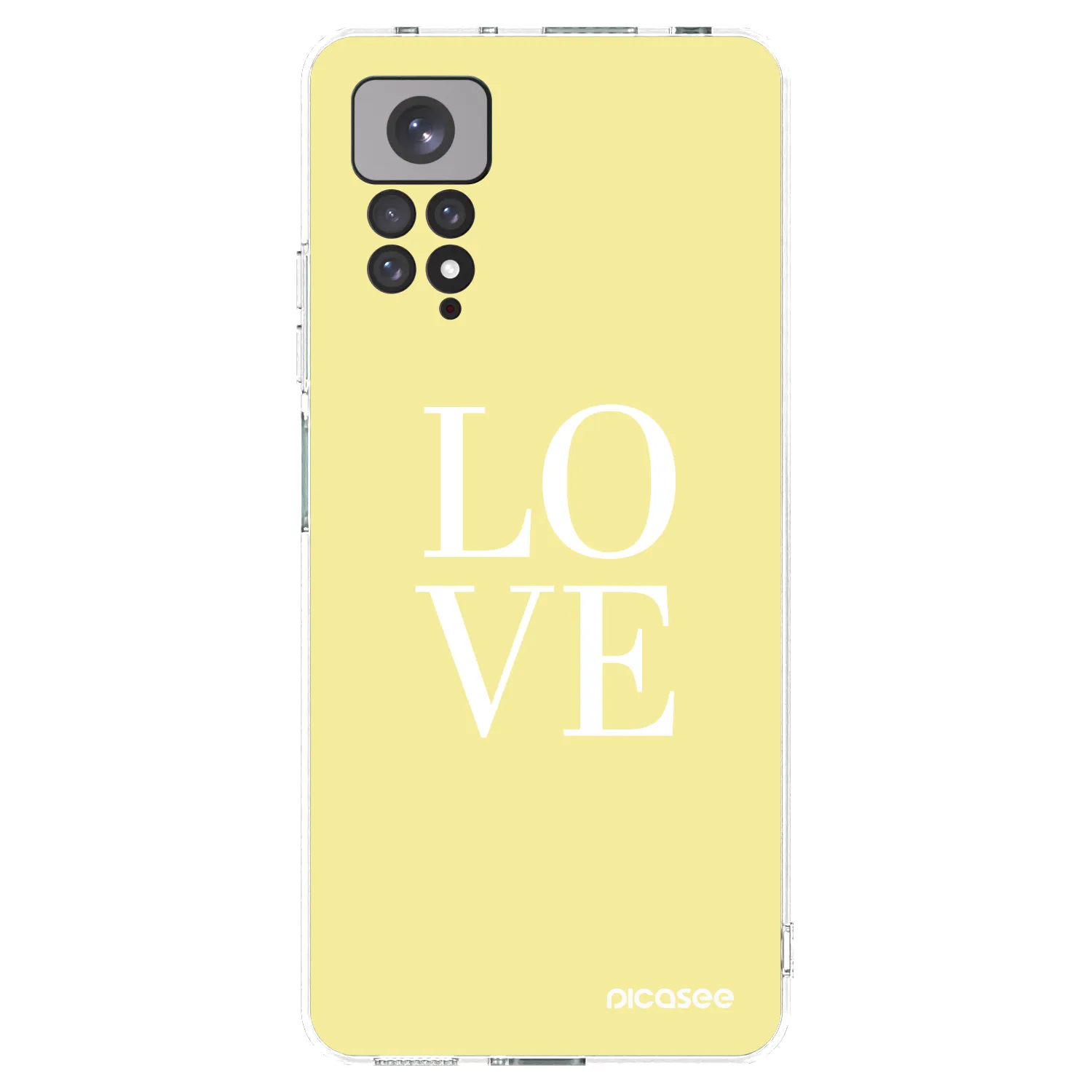 Picasee Xiaomi Redmi Note 11S 4G Hülle - Transparentes Silikon - Love