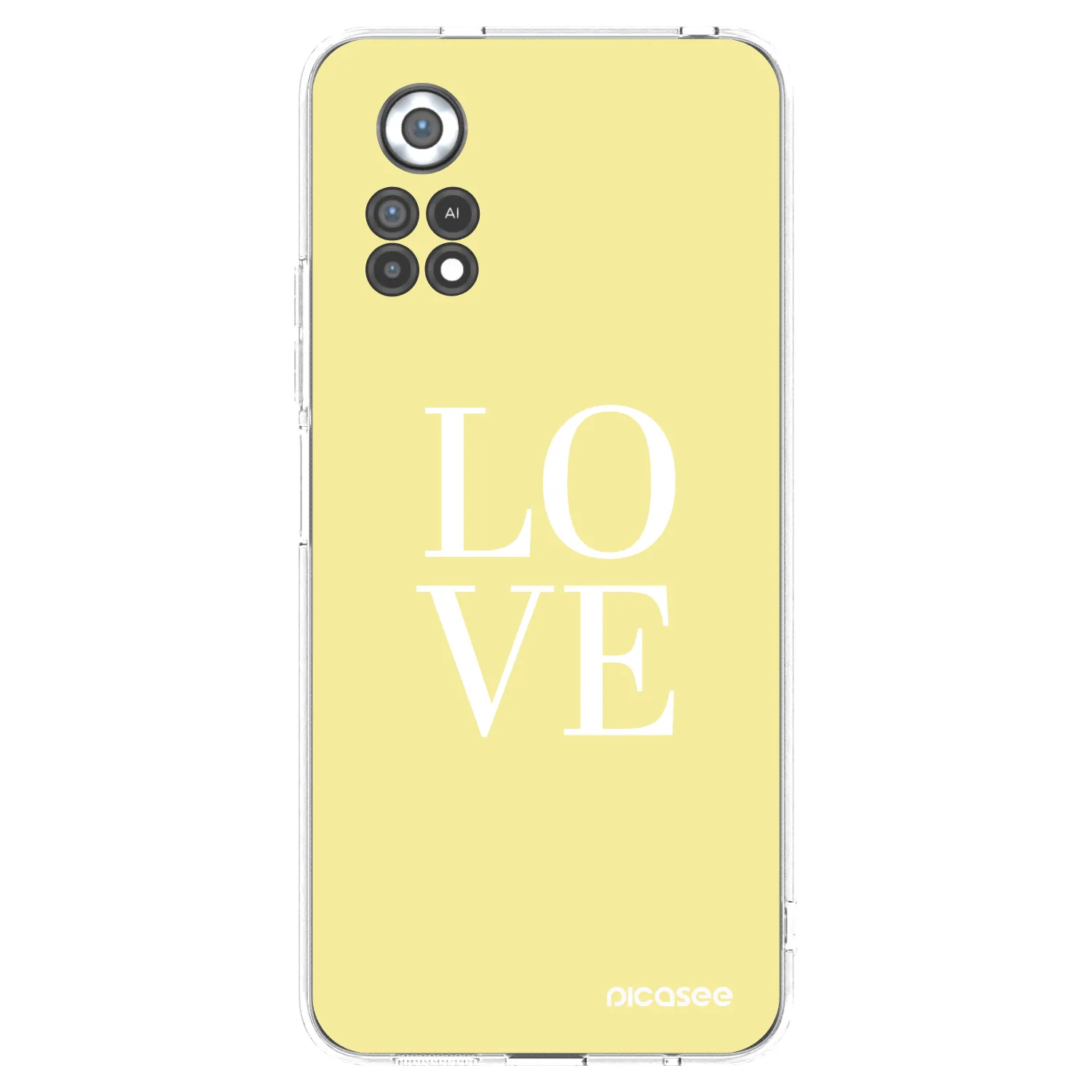 Picasee Xiaomi Poco X4 Pro 5G Hülle - Transparentes Silikon - Love