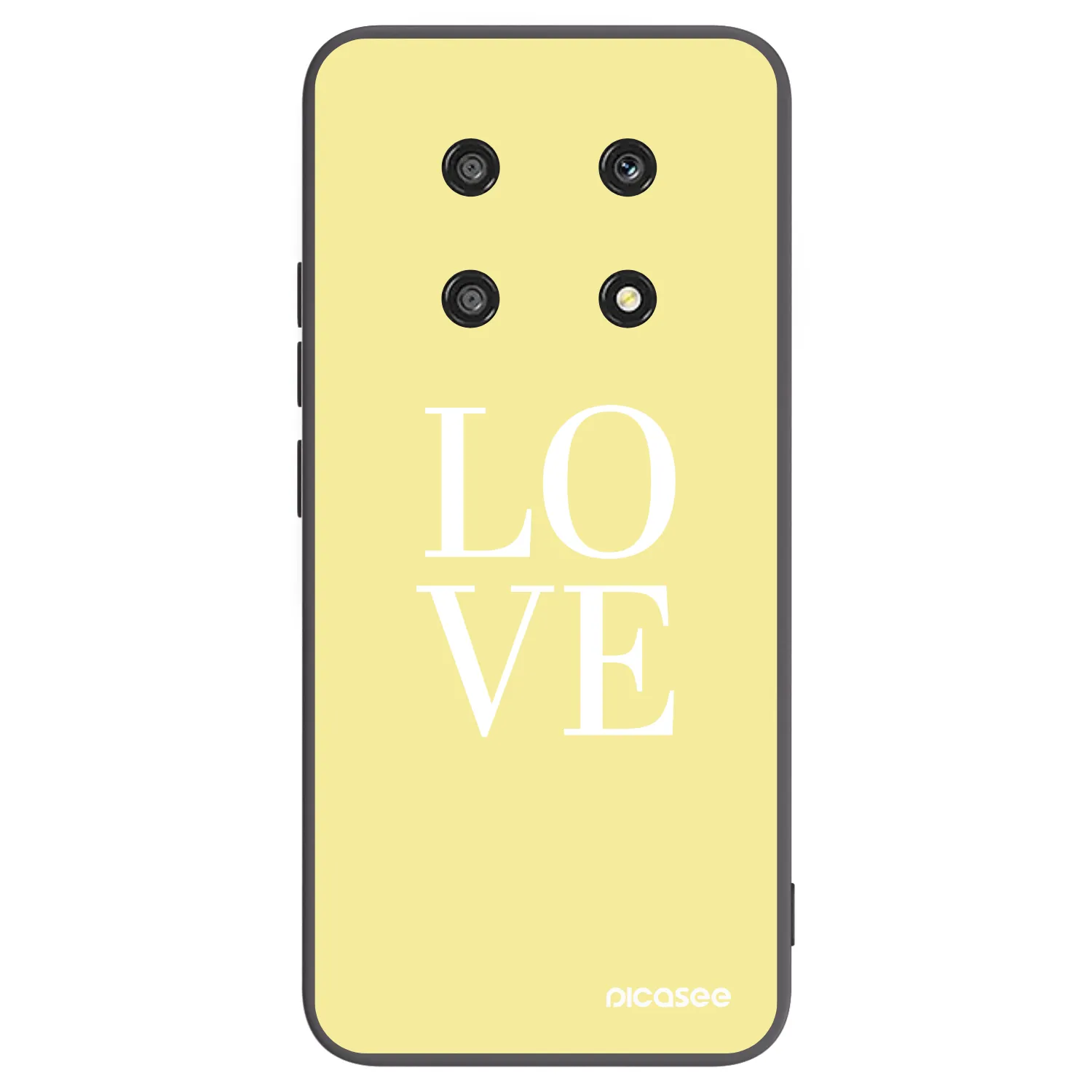Picasee Honor Magic4 Lite 5G Hülle - Schwarzes Silikon - Love