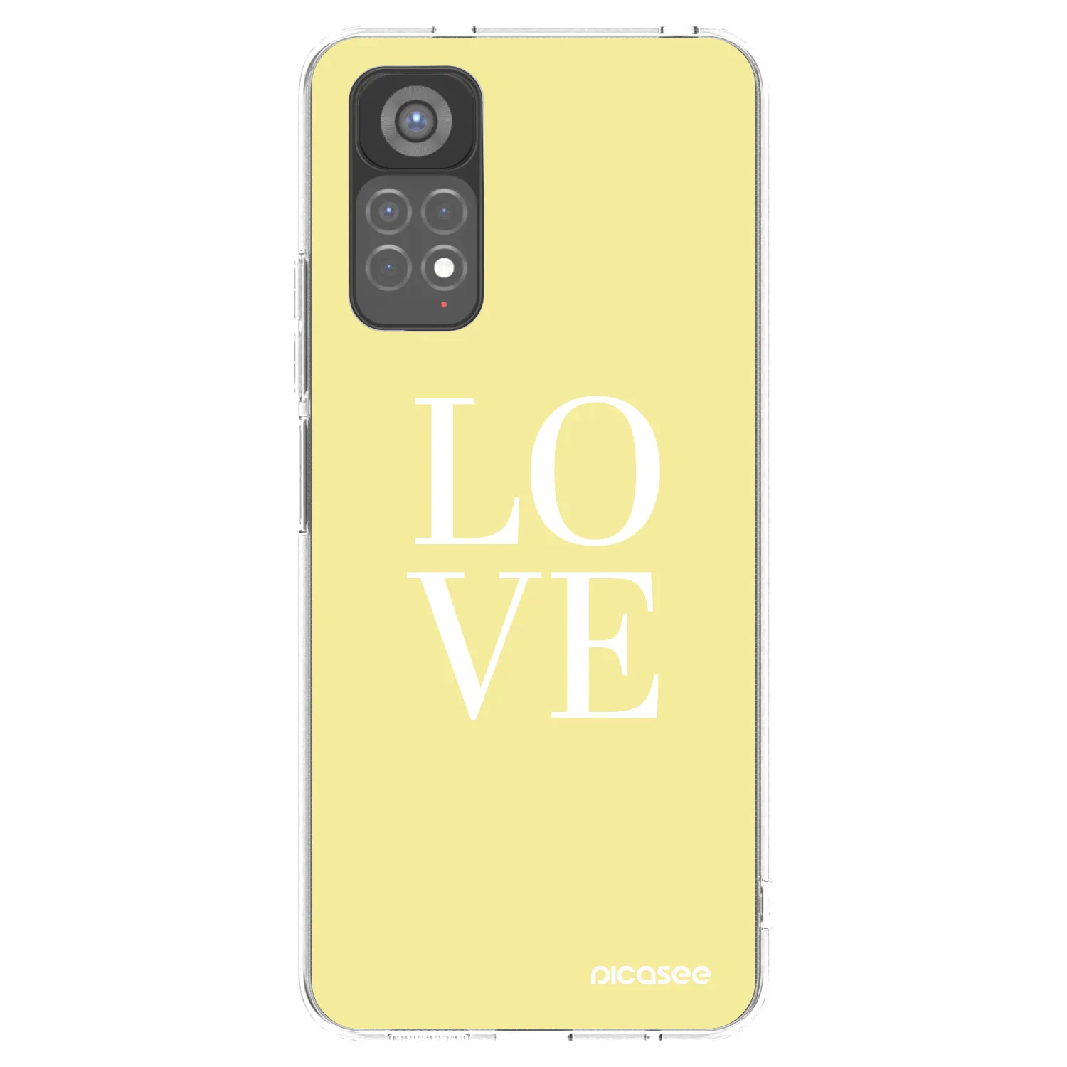 Picasee Xiaomi Redmi Note 11S 5G Hülle - Transparentes Silikon - Love