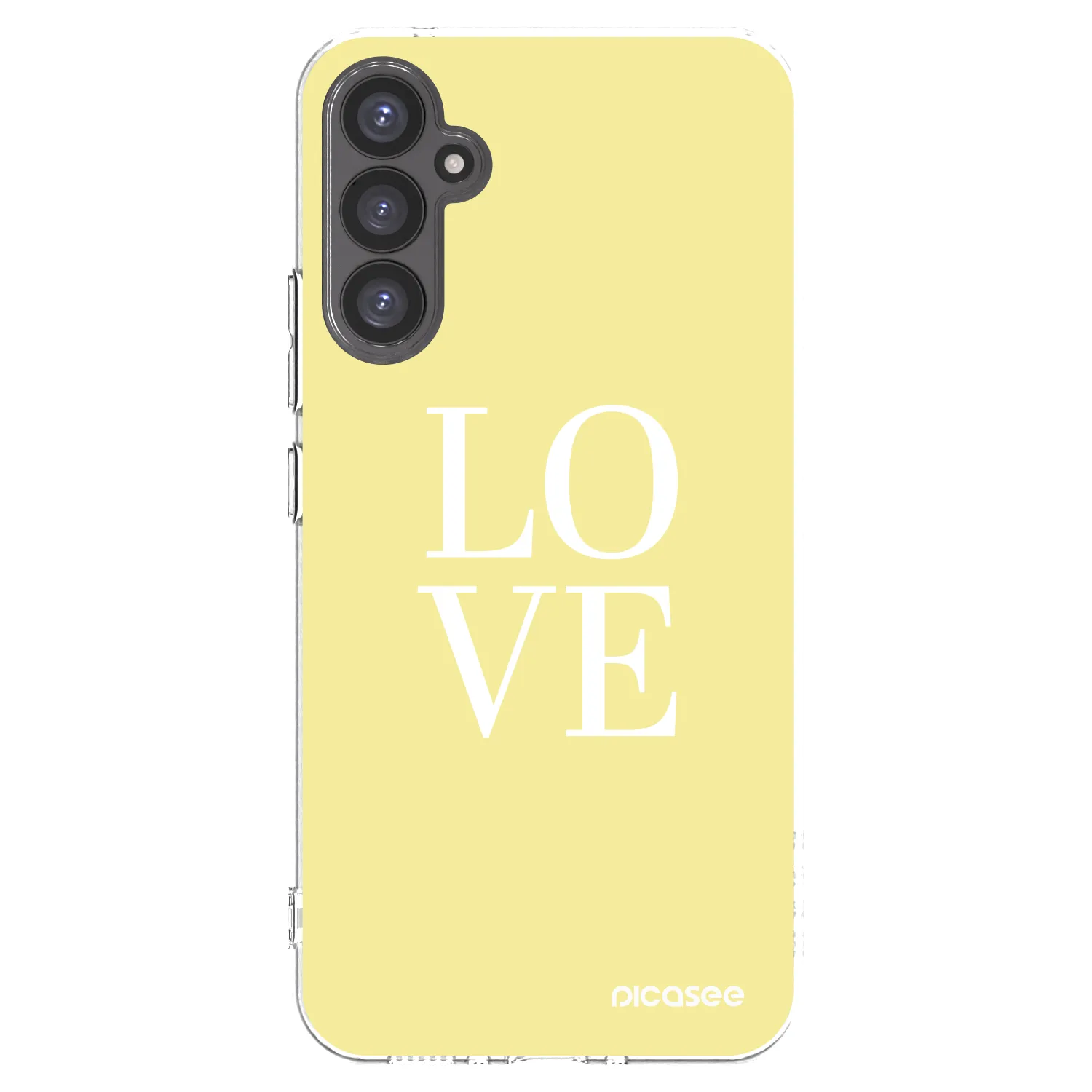 Picasee Samsung Galaxy A34 5G A346B Hülle - Transparentes Silikon - Love