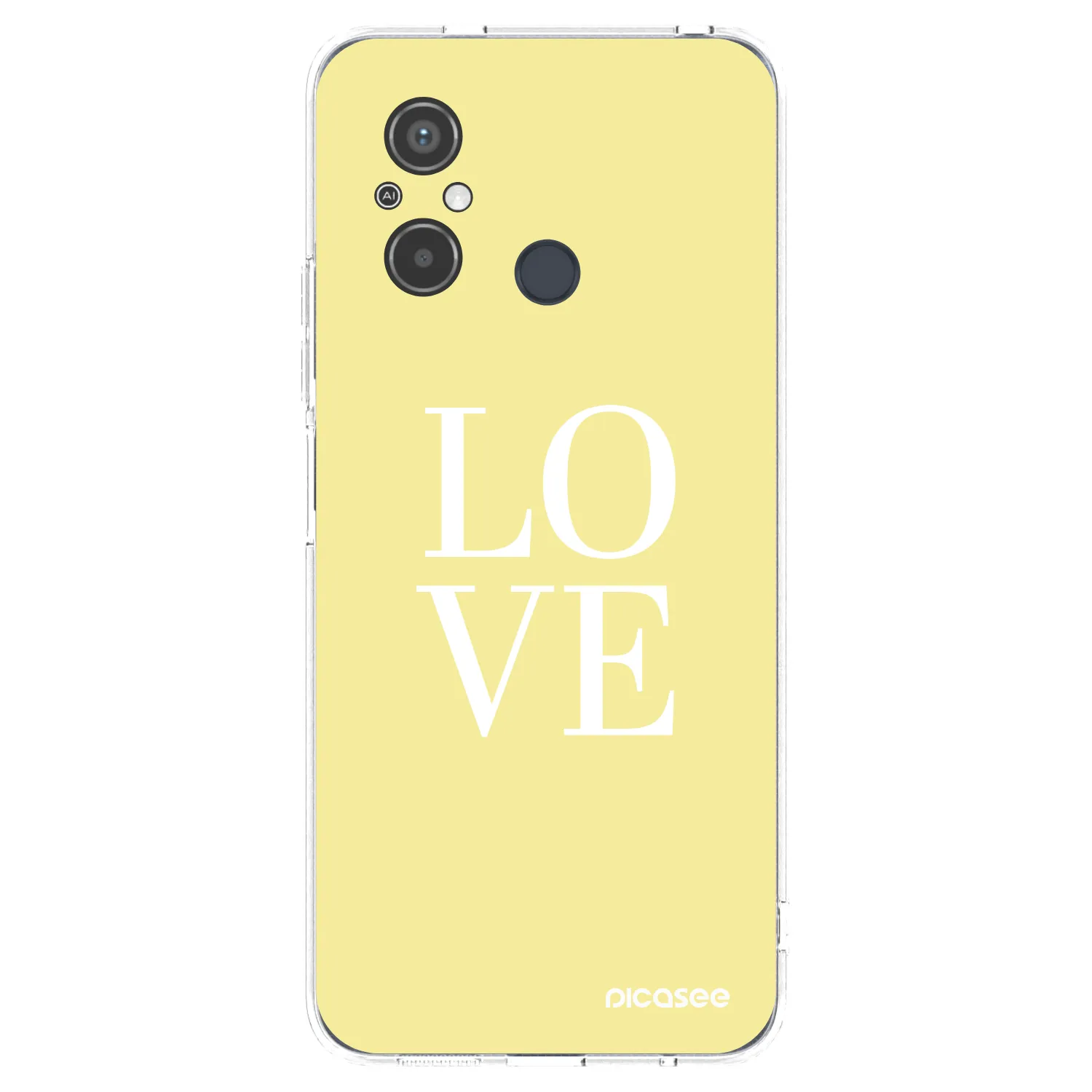 Picasee Xiaomi Redmi 12C Hülle - Transparentes Silikon - Love