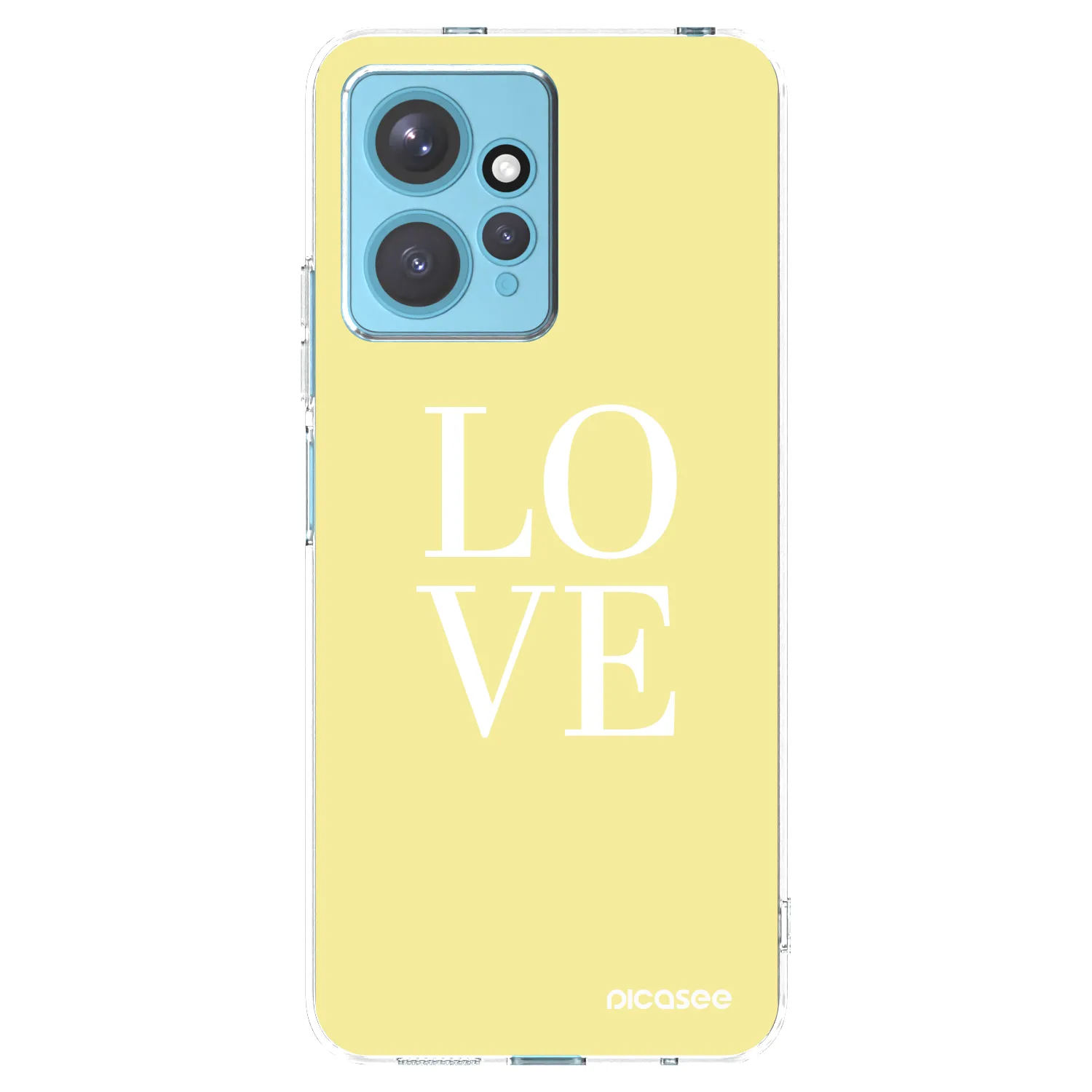 Picasee Xiaomi Redmi Note 12 4G Hülle - Transparentes Silikon - Love