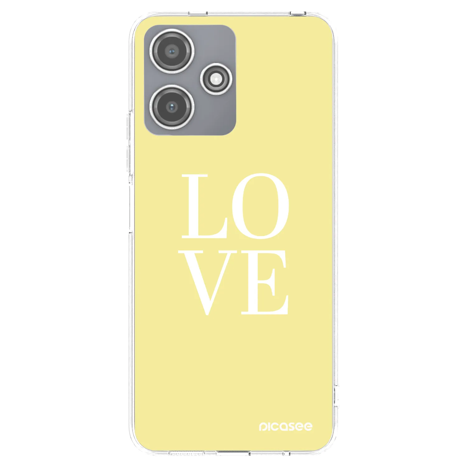 Picasee Xiaomi Redmi 12 5G Hülle - Transparentes Silikon - Love