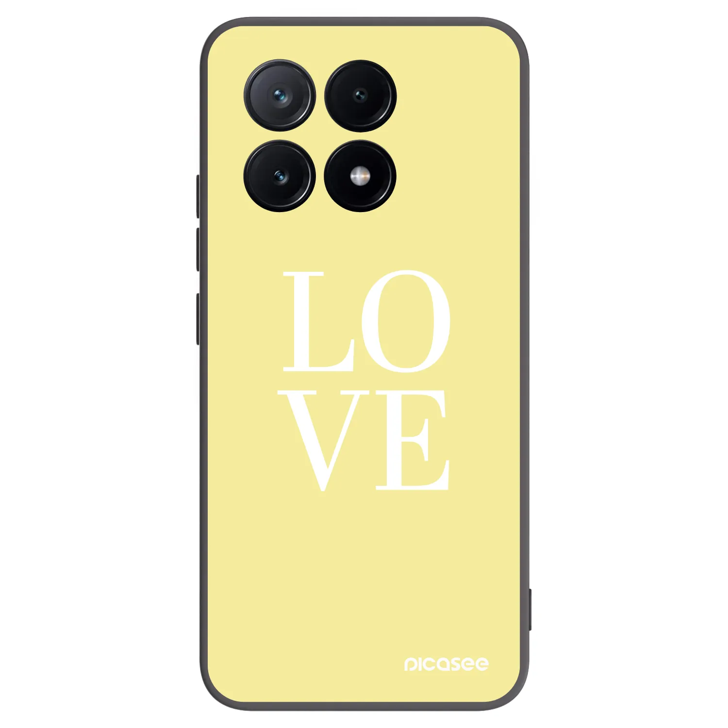 Picasee Xiaomi Poco X6 Pro Hülle - Schwarzes Silikon - Love