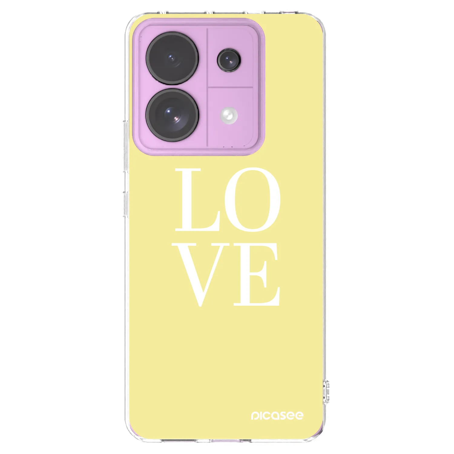 Picasee Xiaomi Redmi Note 13 Pro 5G Hülle - Transparentes Silikon - Love