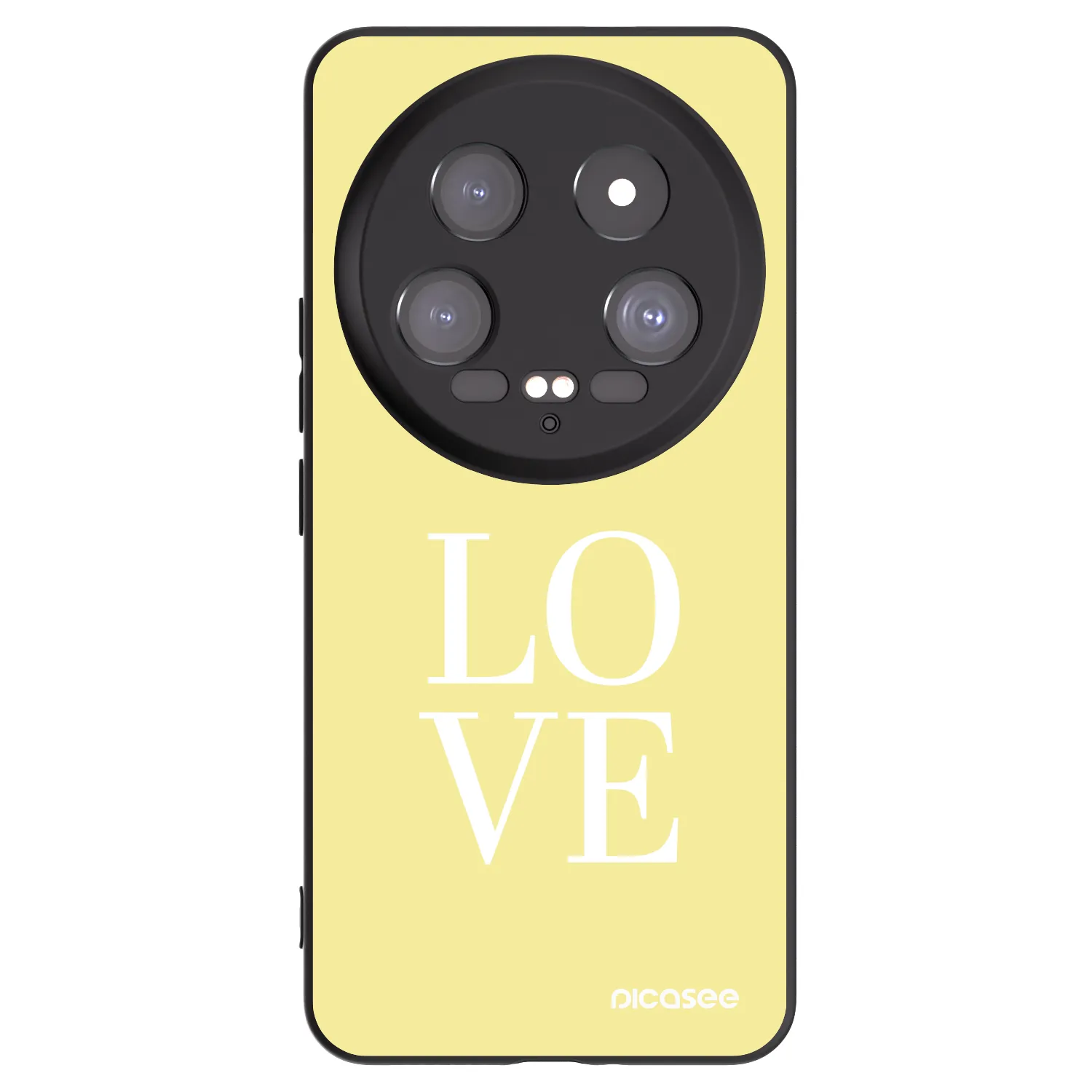 Picasee Xiaomi 14 Ultra Hülle - Schwarzes Silikon - Love