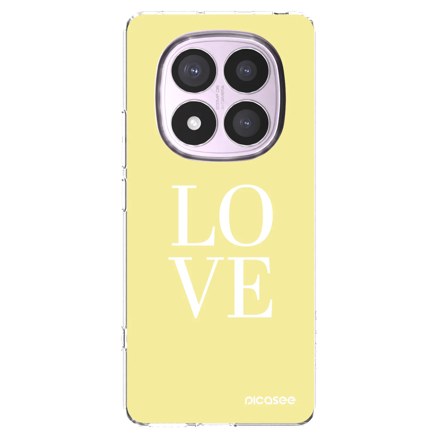 Picasee Xiaomi Redmi Note 14 Pro 5G Hülle - Transparentes Silikon - Love