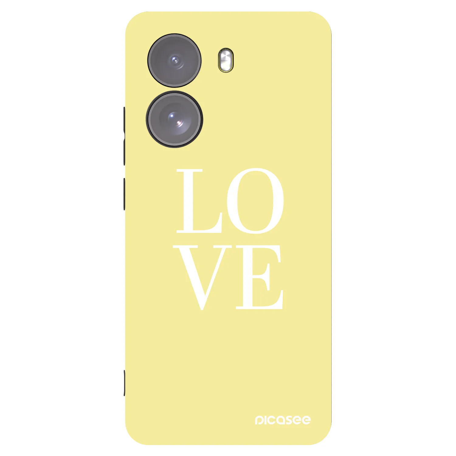 Picasee Xiaomi Poco X7 Hülle - Schwarzes Silikon - Love