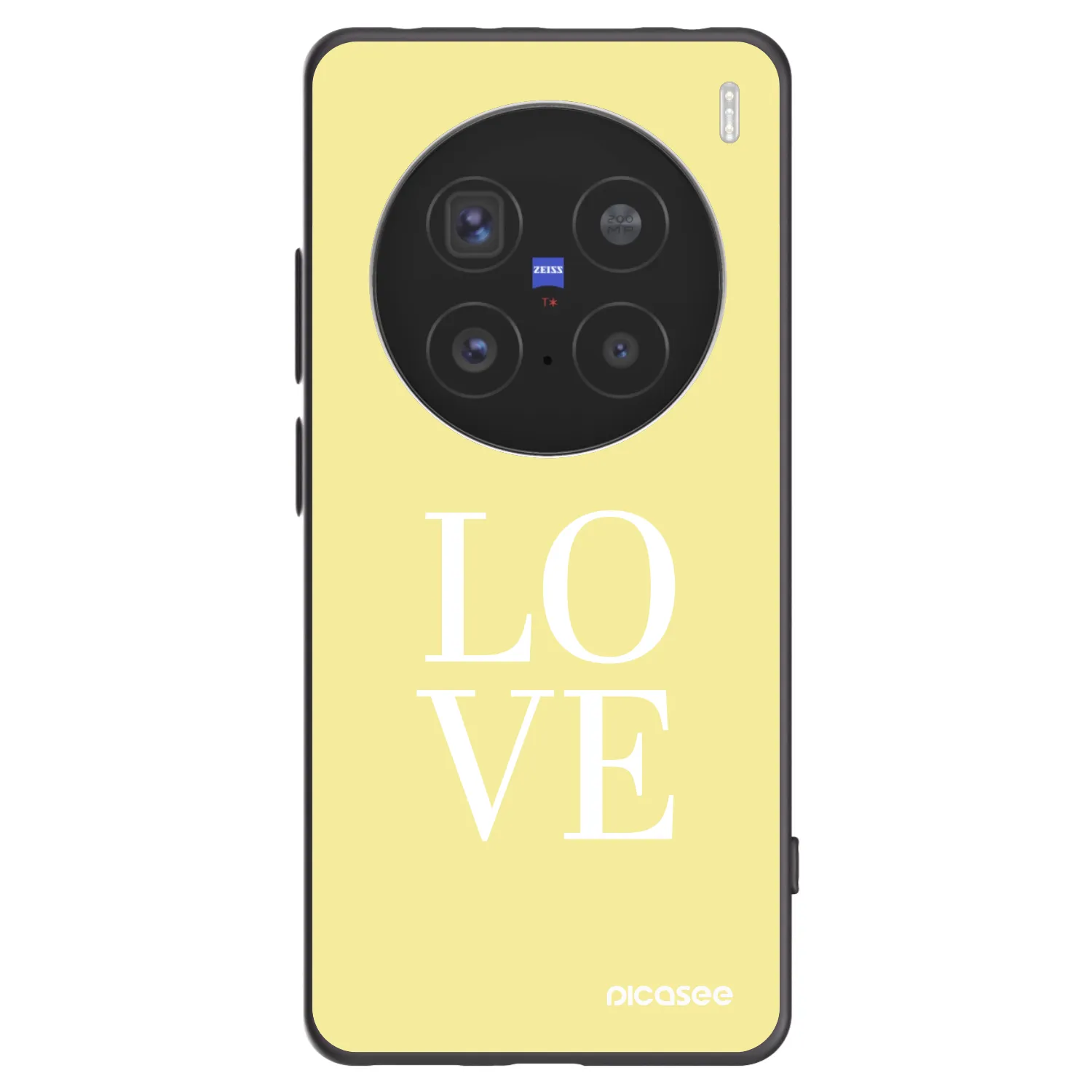 Picasee Vivo X200 Pro Hülle - Schwarzes Silikon - Love
