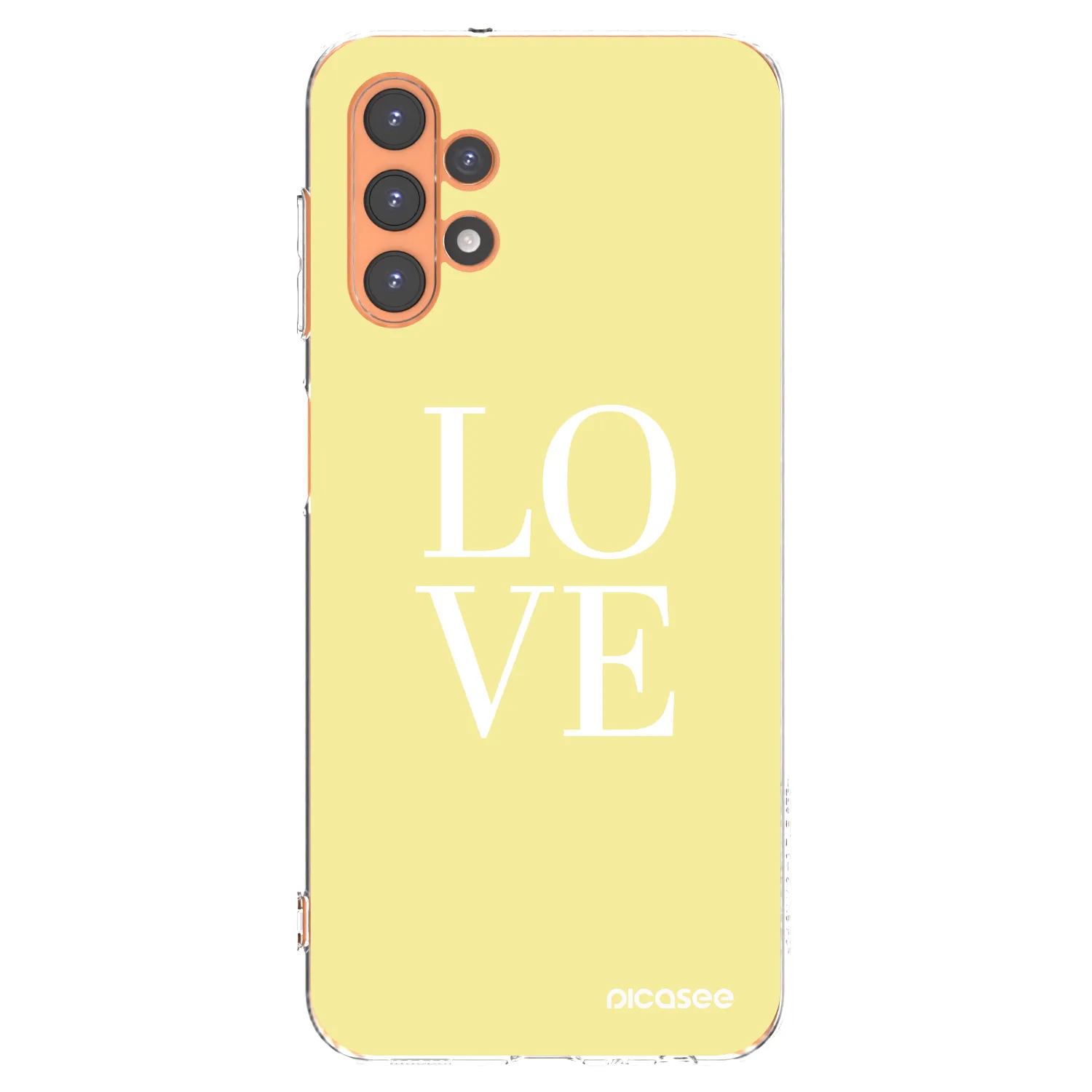Picasee Samsung Galaxy A13 5G Hülle - Transparentes Silikon - Love