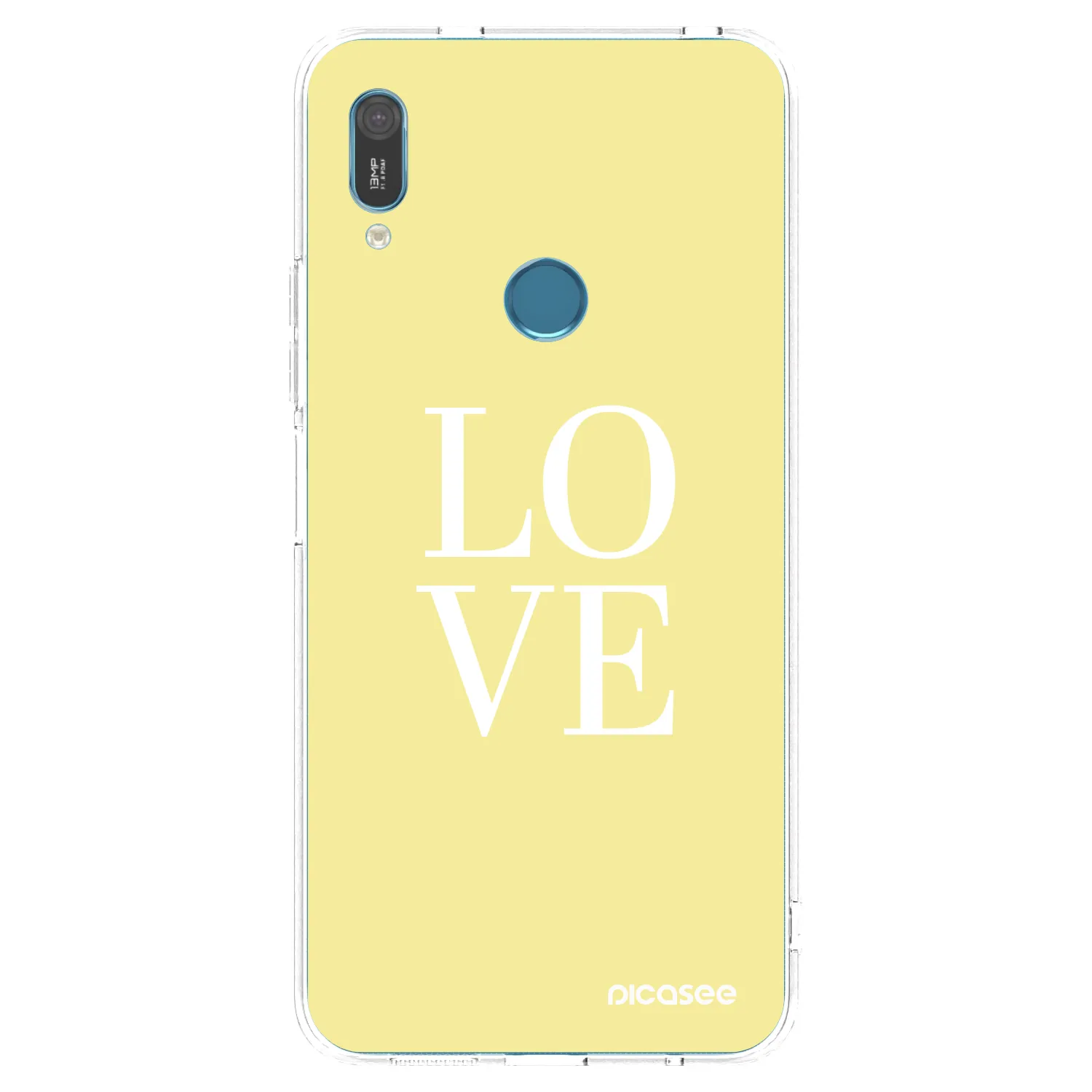 Picasee Huawei Y6 2019 Hülle - Transparentes Silikon - Love