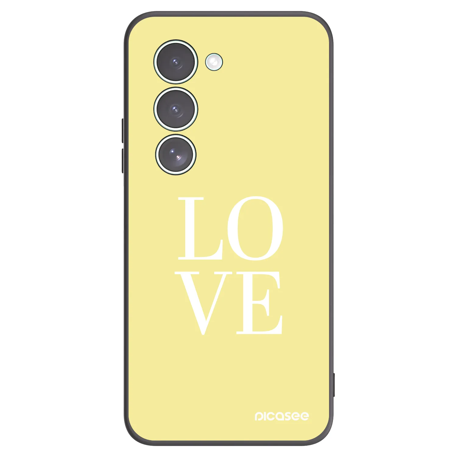 Picasee Xiaomi Redmi 15 5G Hülle - Schwarzes Silikon - Love
