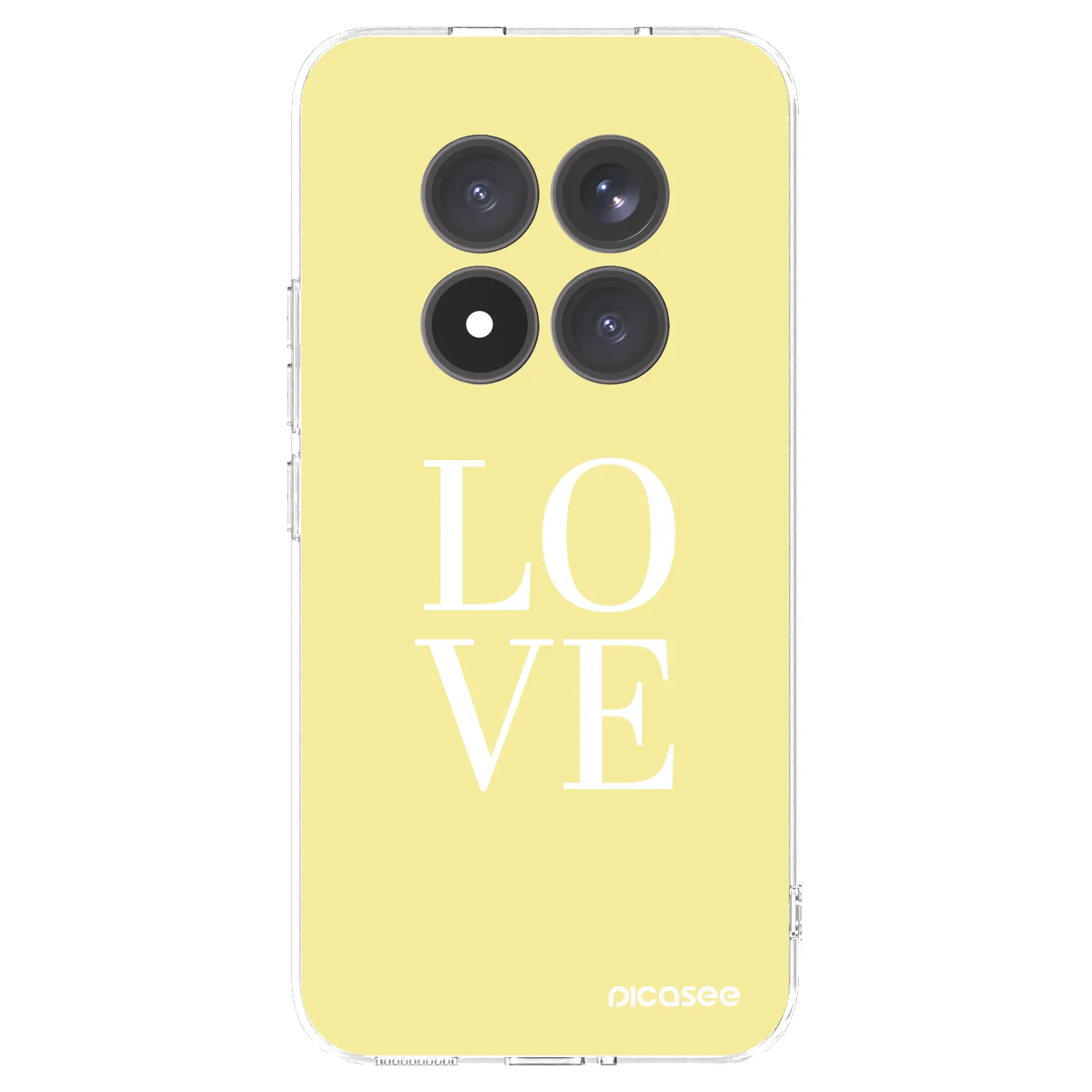 Picasee Xiaomi Redmi Note 15 Pro+ Hülle - Transparentes Silikon - Love