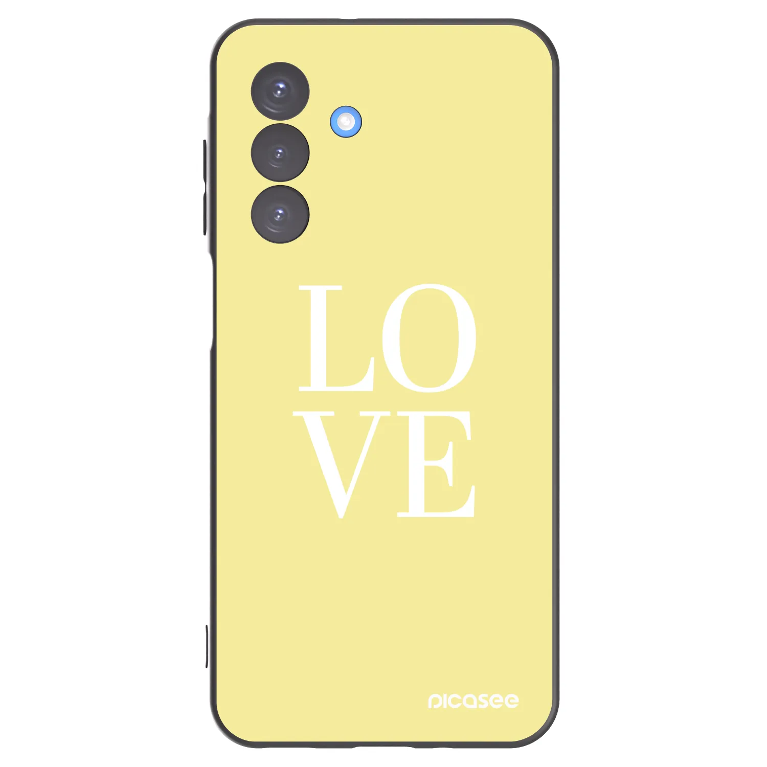 Picasee Samsung Galaxy A17 5G Hülle - Schwarzes Silikon - Love