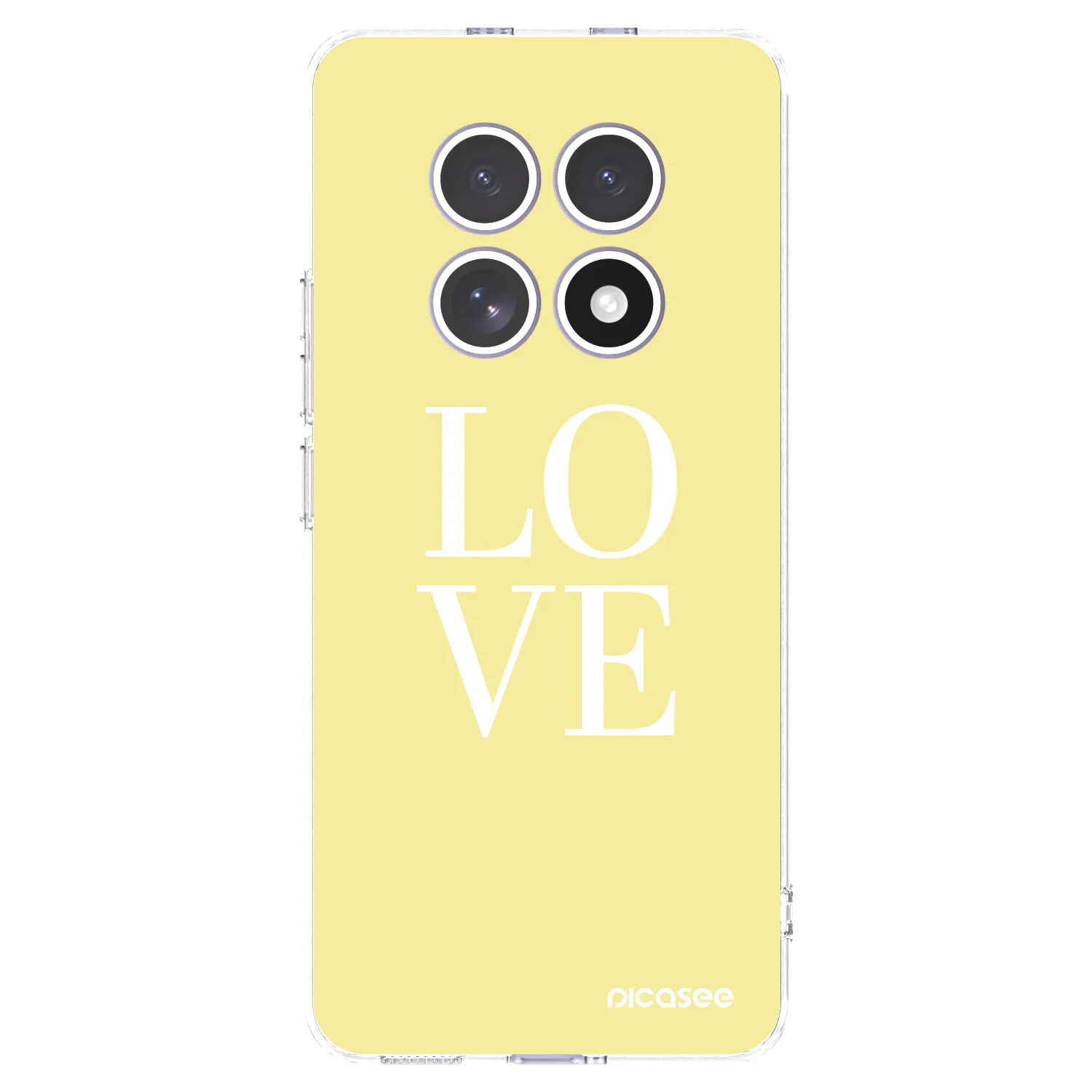 Picasee Xiaomi Redmi Note 15 Hülle - Transparentes Silikon - Love