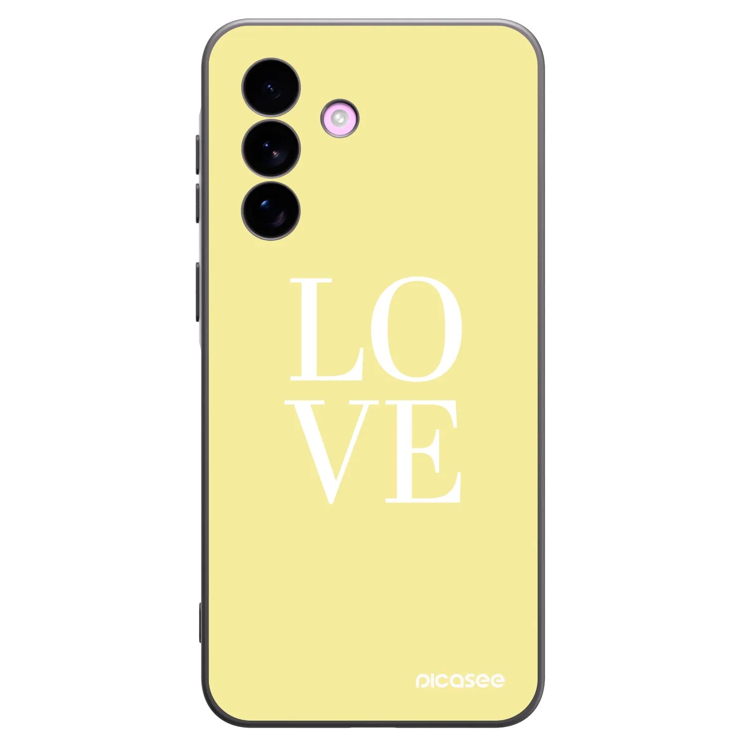 Picasee Samsung Galaxy A57 5G Hülle - Schwarzes Silikon - Love