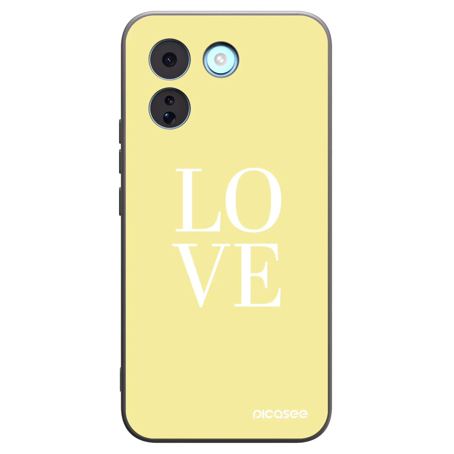 Picasee Xiaomi Redmi Note 17 Pro MAX 5G Hülle - Schwarzes Silikon - Love