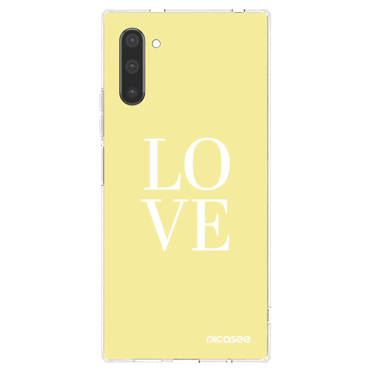 Picasee Samsung Galaxy Note 10 N970F Hülle - Transparentes Silikon - Love
