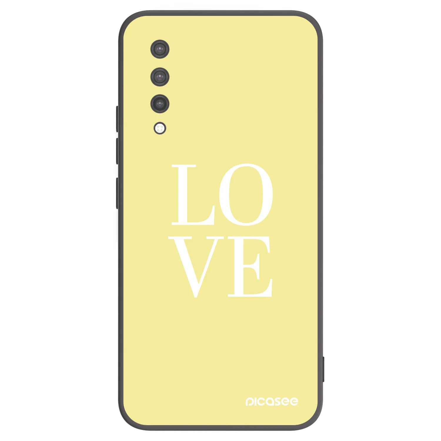 Picasee Xiaomi Mi 9 Lite Hülle - Schwarzes Silikon - Love