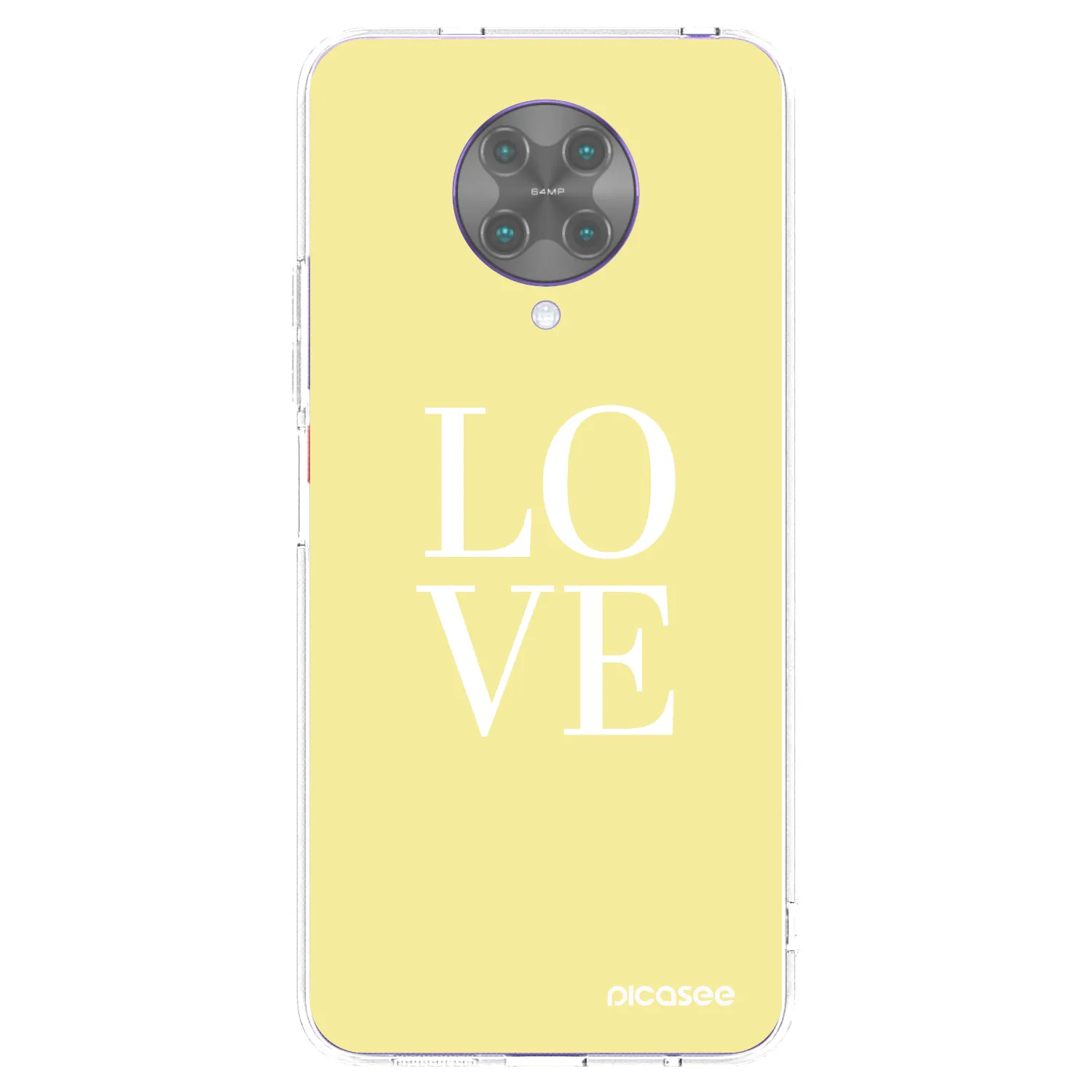 Picasee Xiaomi Poco F2 Pro Hülle - Transparentes Silikon - Love