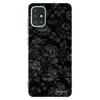 Picasee Samsung Galaxy M31s Hülle - Transparentes Silikon - Dark Romance