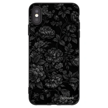 Picasee Apple iPhone XS Max Hülle - Schwarzes Silikon - Dark Romance