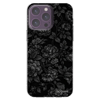 Picasee Apple iPhone 14 Pro Max Hülle - Transparentes Silikon - Dark Romance