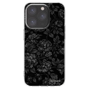 Picasee Apple iPhone 15 Pro Hülle - Transparentes Silikon - Dark Romance