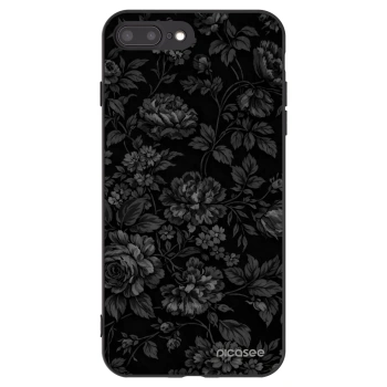 Picasee Apple iPhone 7 Plus Hülle - Schwarzes Silikon - Dark Romance