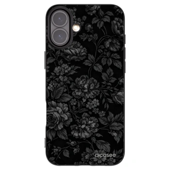 Picasee Apple iPhone 16 Plus Hülle - Schwarzes Silikon - Dark Romance