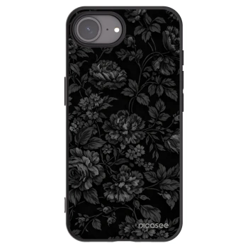 Picasee Apple iPhone 16e Hülle - Schwarzes Silikon - Dark Romance