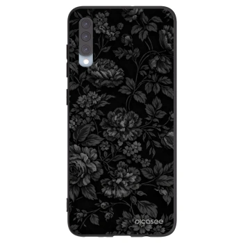 Picasee Samsung Galaxy A70 A705F Hülle - Schwarzes Silikon - Dark Romance