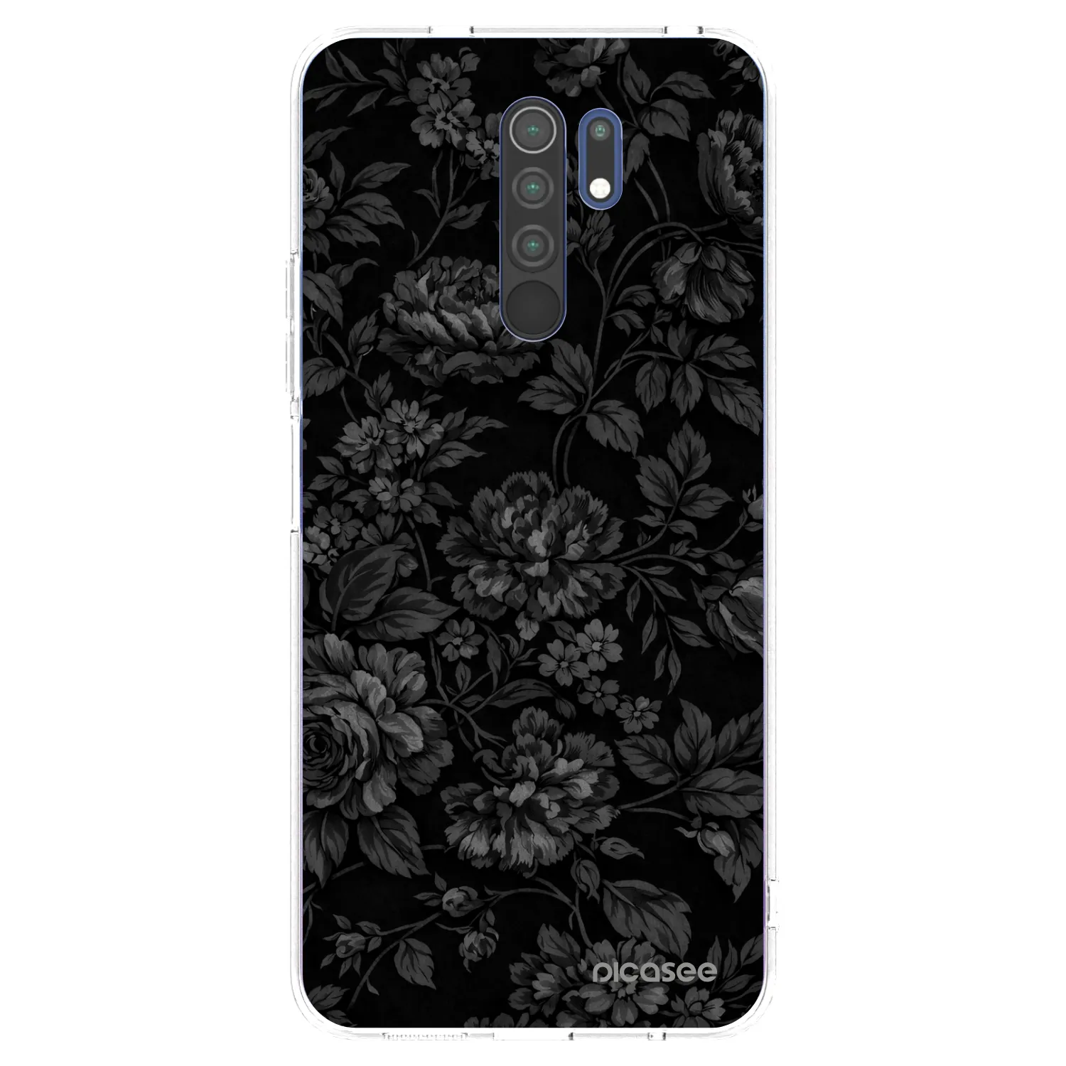 Picasee Xiaomi Redmi 9 Hülle - Transparentes Silikon - Dark Romance