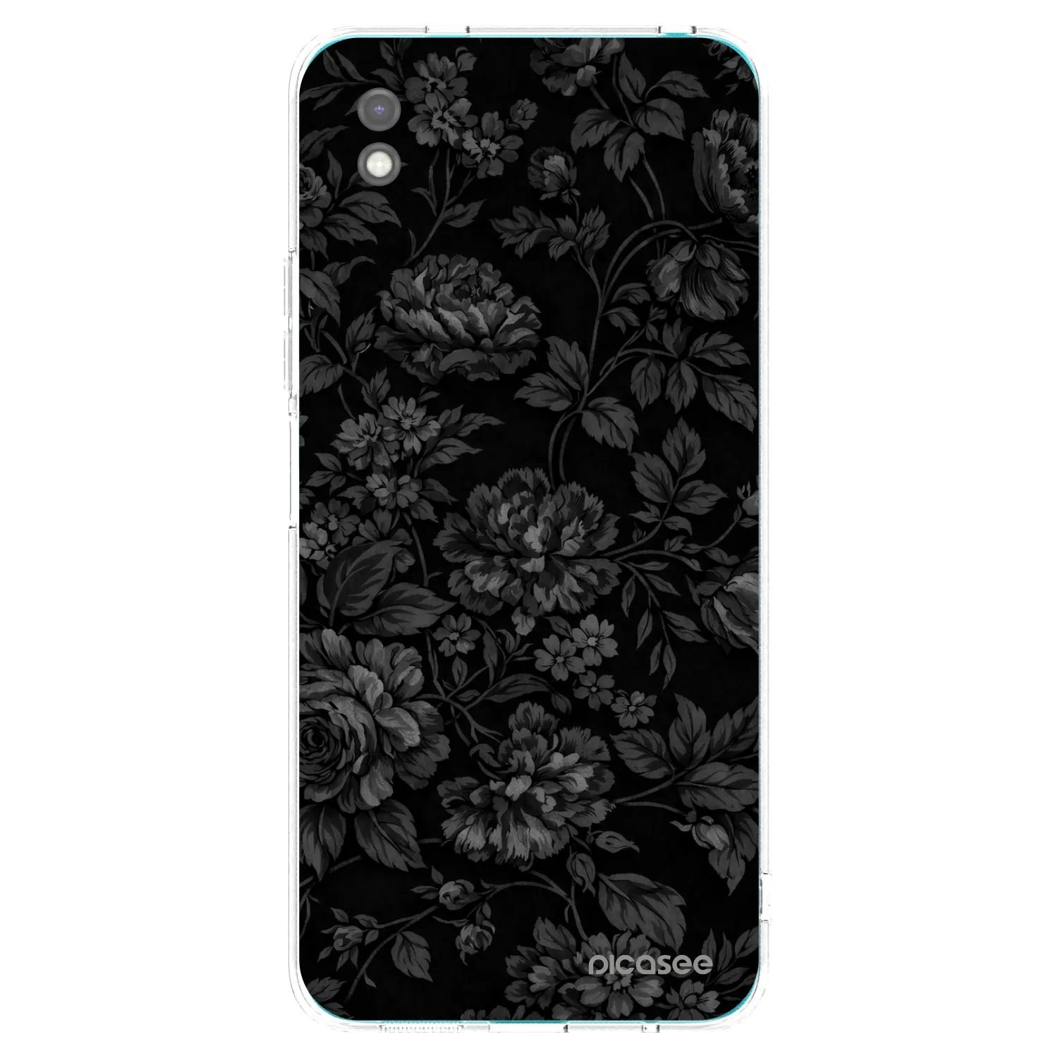 Picasee Xiaomi Redmi 9A Hülle - Schwarzes Silikon - Dark Romance