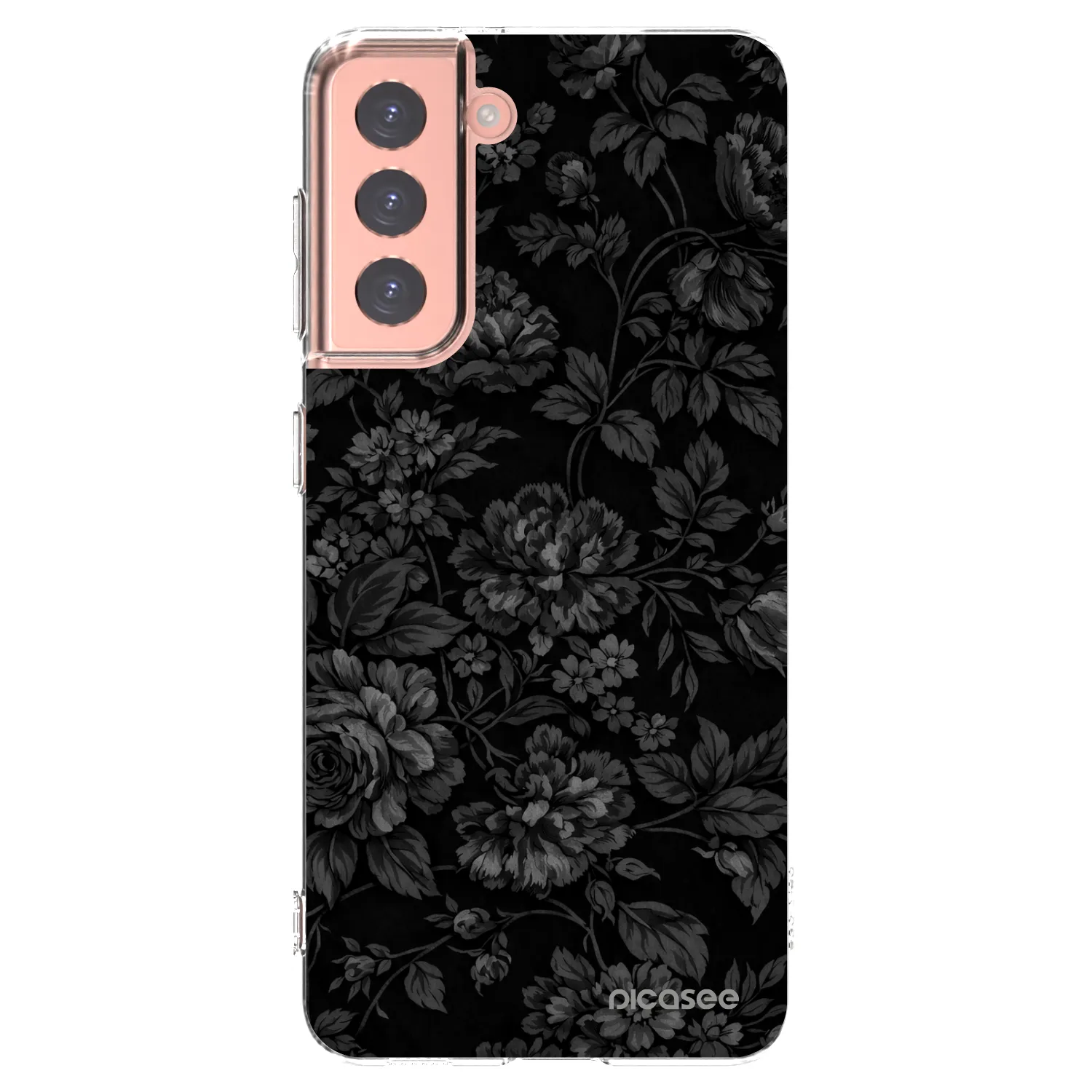 Picasee Samsung Galaxy S21 5G G991B Hülle - Transparentes Silikon - Dark Romance