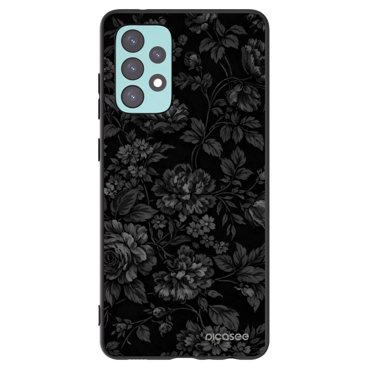 Picasee Samsung Galaxy A72 A725F Hülle - Schwarzes Silikon - Dark Romance