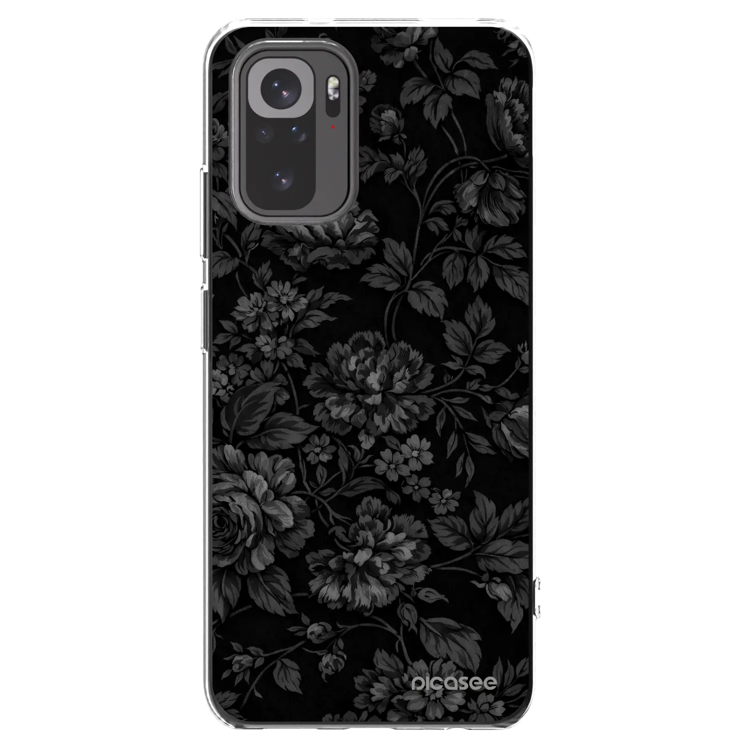 Picasee Xiaomi Redmi Note 10S Hülle - Transparentes Silikon - Dark Romance