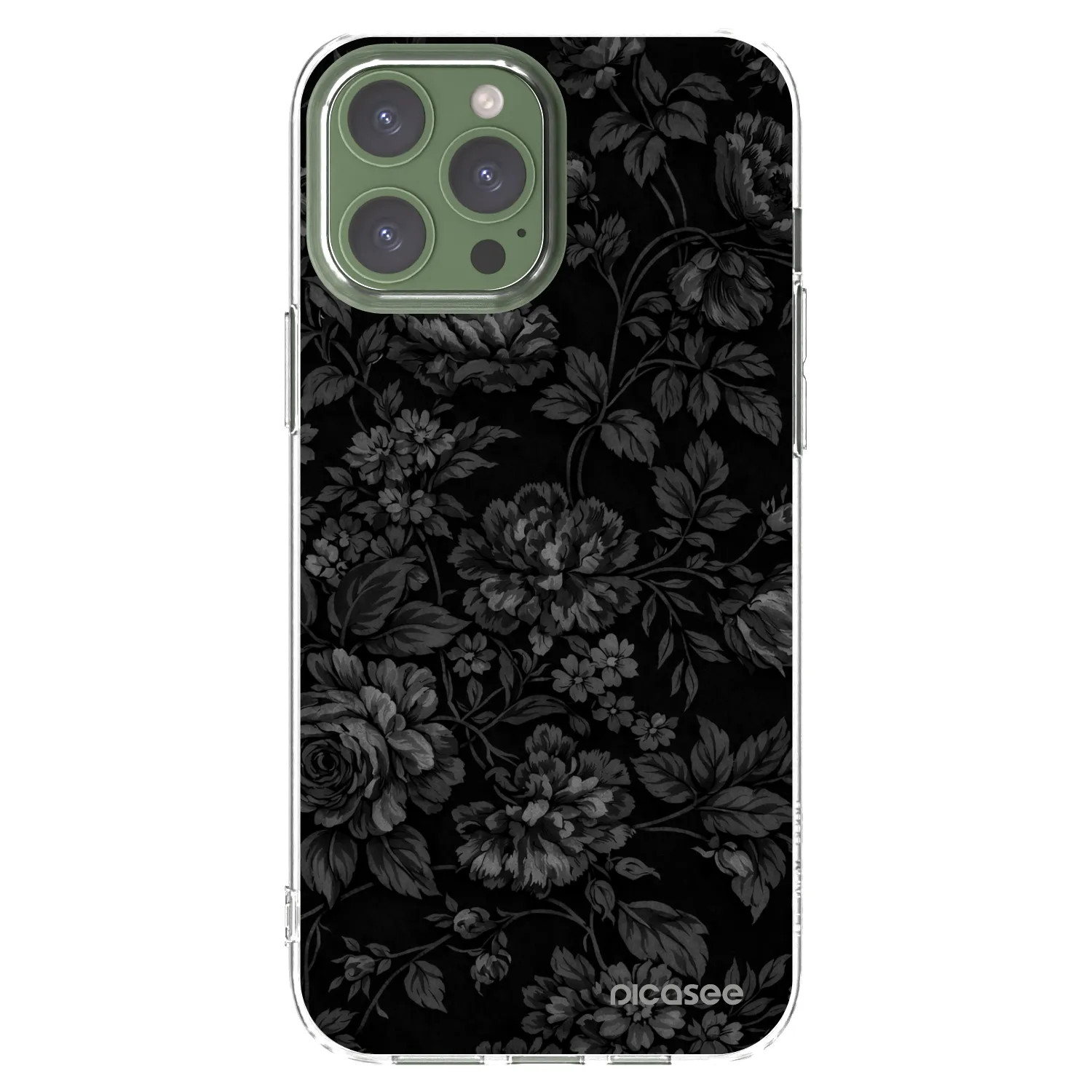 Picasee Apple iPhone 13 Pro Max Hülle - Transparentes Silikon - Dark Romance
