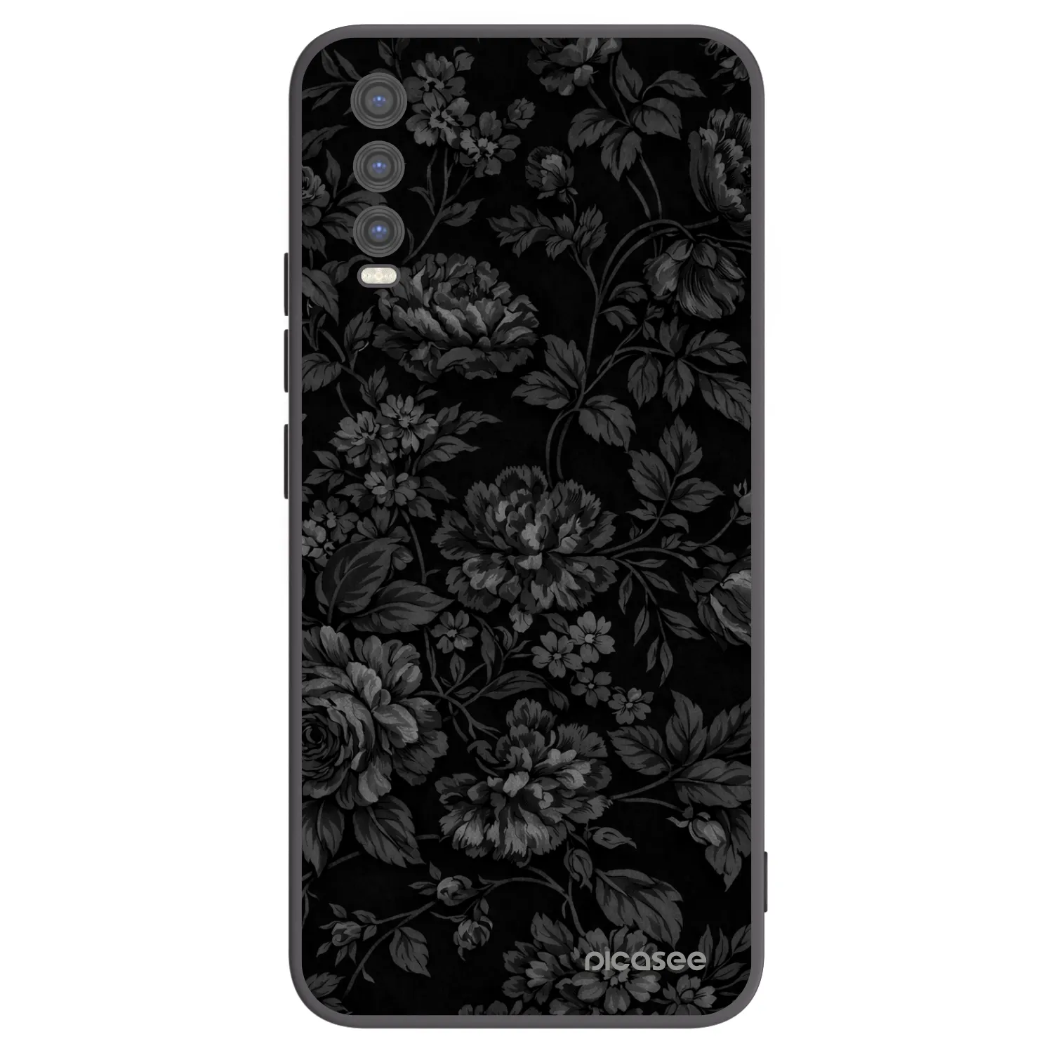 Picasee Vivo Y20s Hülle - Schwarzes Silikon - Dark Romance