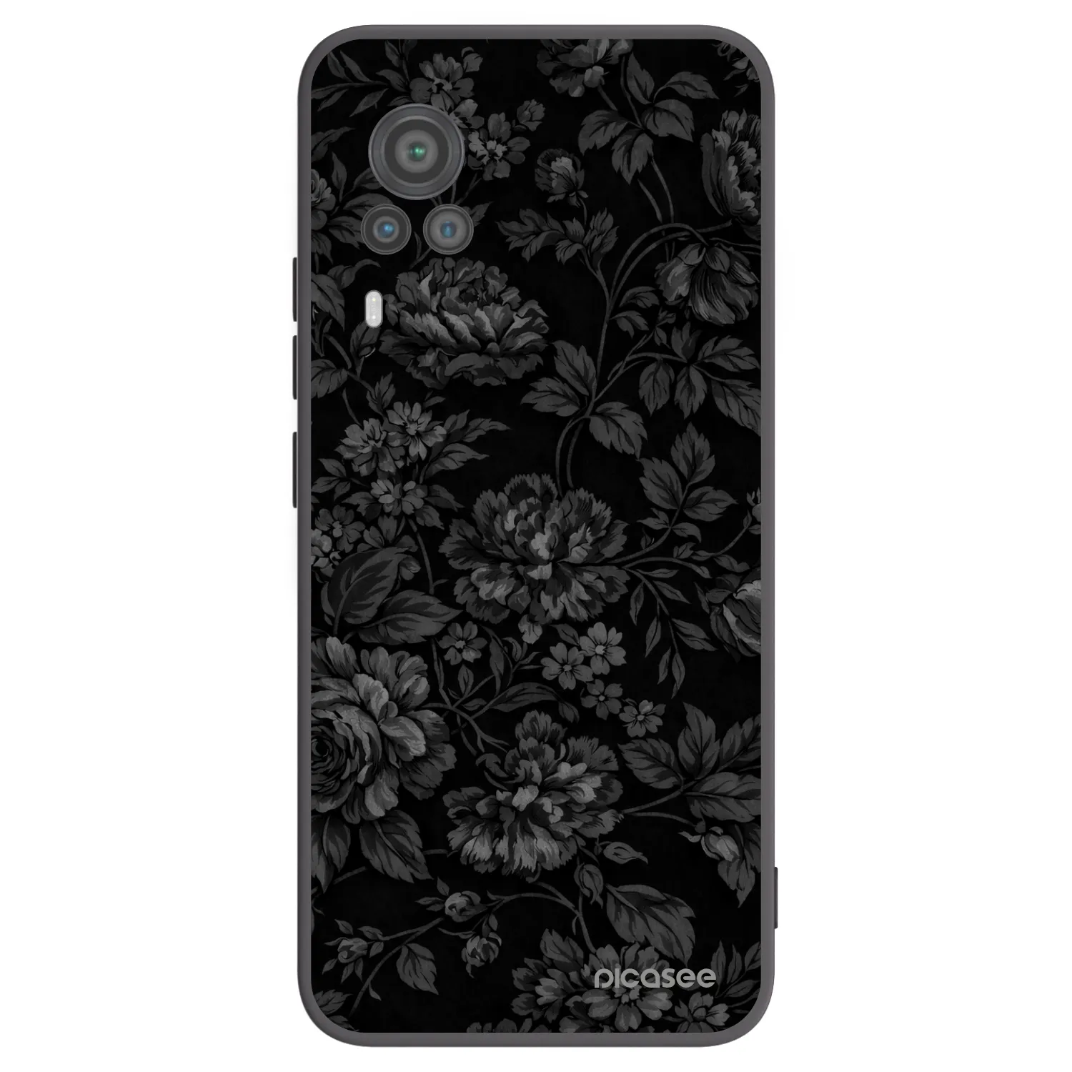 Picasee Vivo X60 Pro 5G Hülle - Schwarzes Silikon - Dark Romance