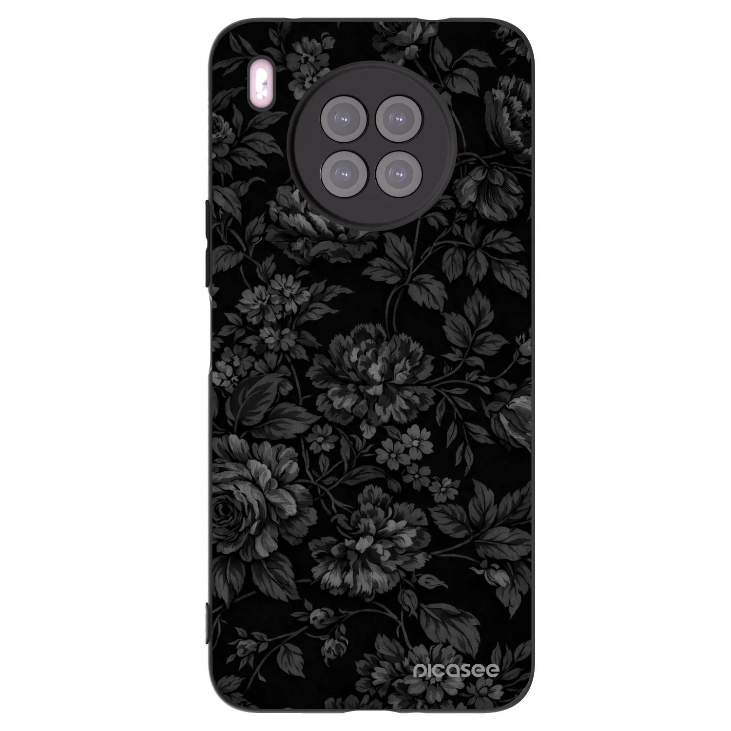 Picasee Huawei Nova 8i Hülle - Schwarzes Silikon - Dark Romance