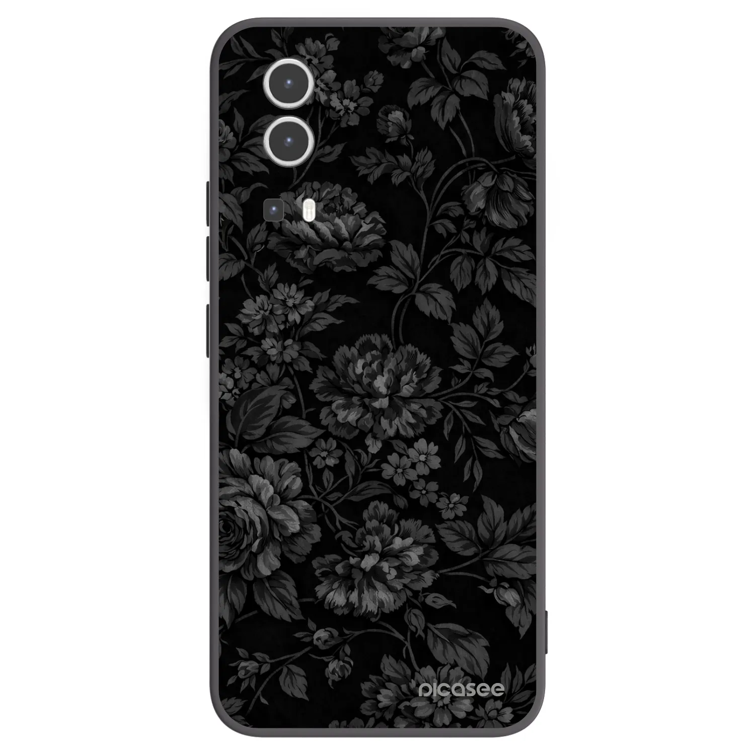 Picasee Vivo Y72 5G Hülle - Schwarzes Silikon - Dark Romance