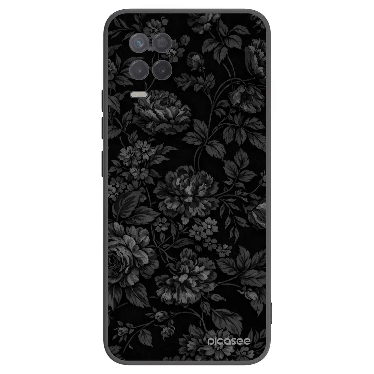 Picasee Realme 8 5G Hülle - Schwarzes Silikon - Dark Romance