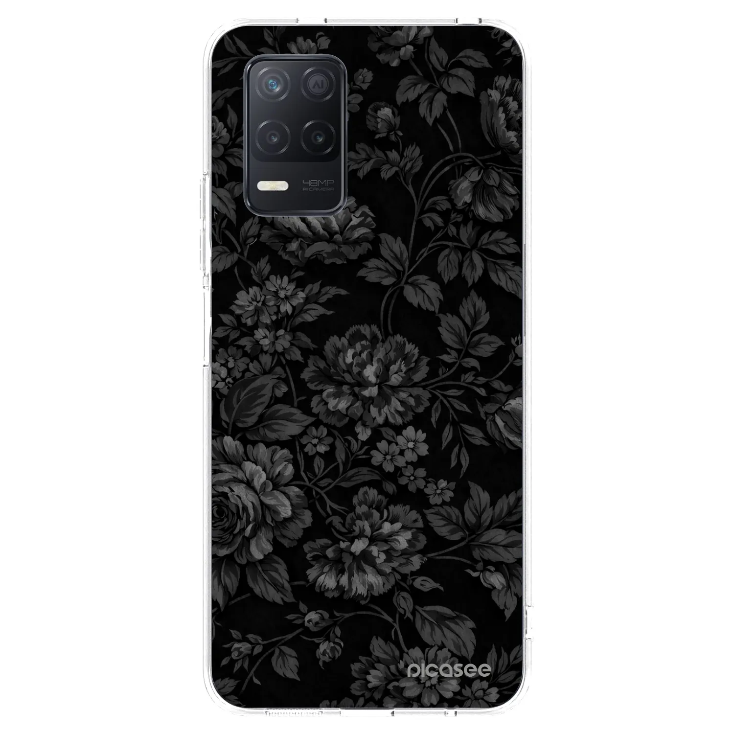 Picasee Realme 8 5G Hülle - Transparentes Silikon - Dark Romance